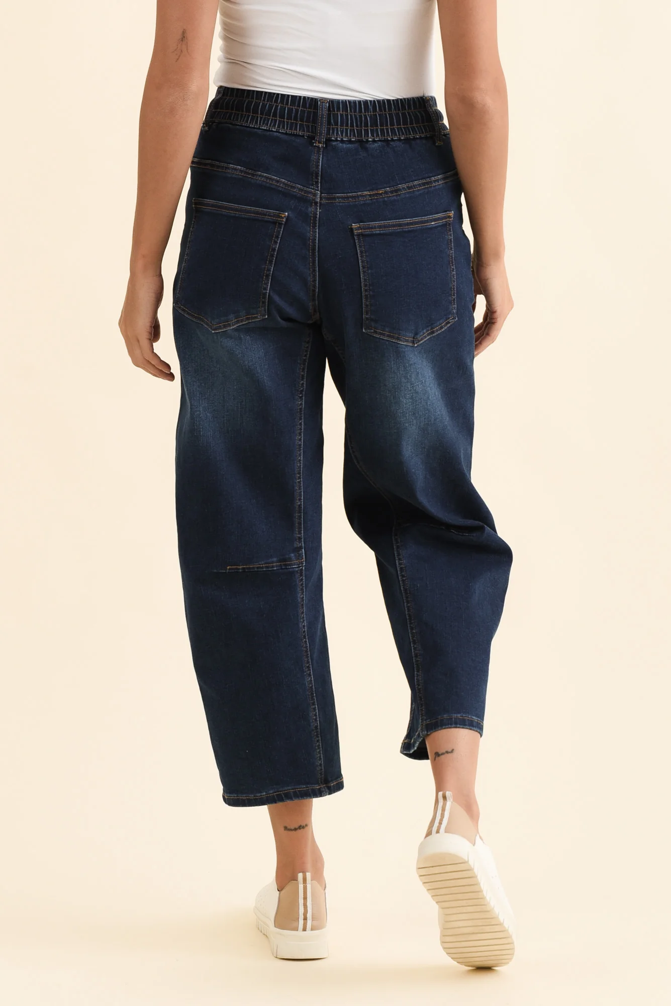 BB Barrel Dark Blue Jeans - Image 6