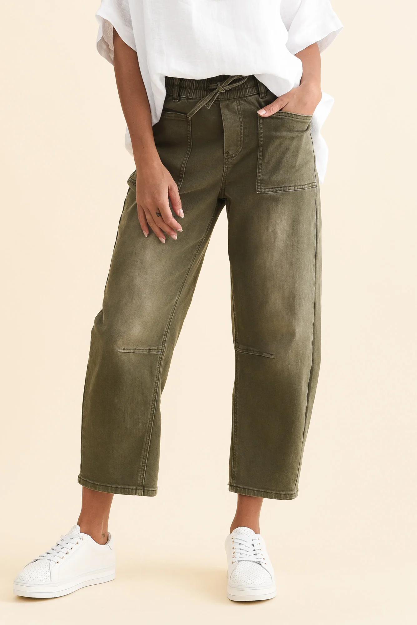 BB Barrel Khaki Jeans - Image 3