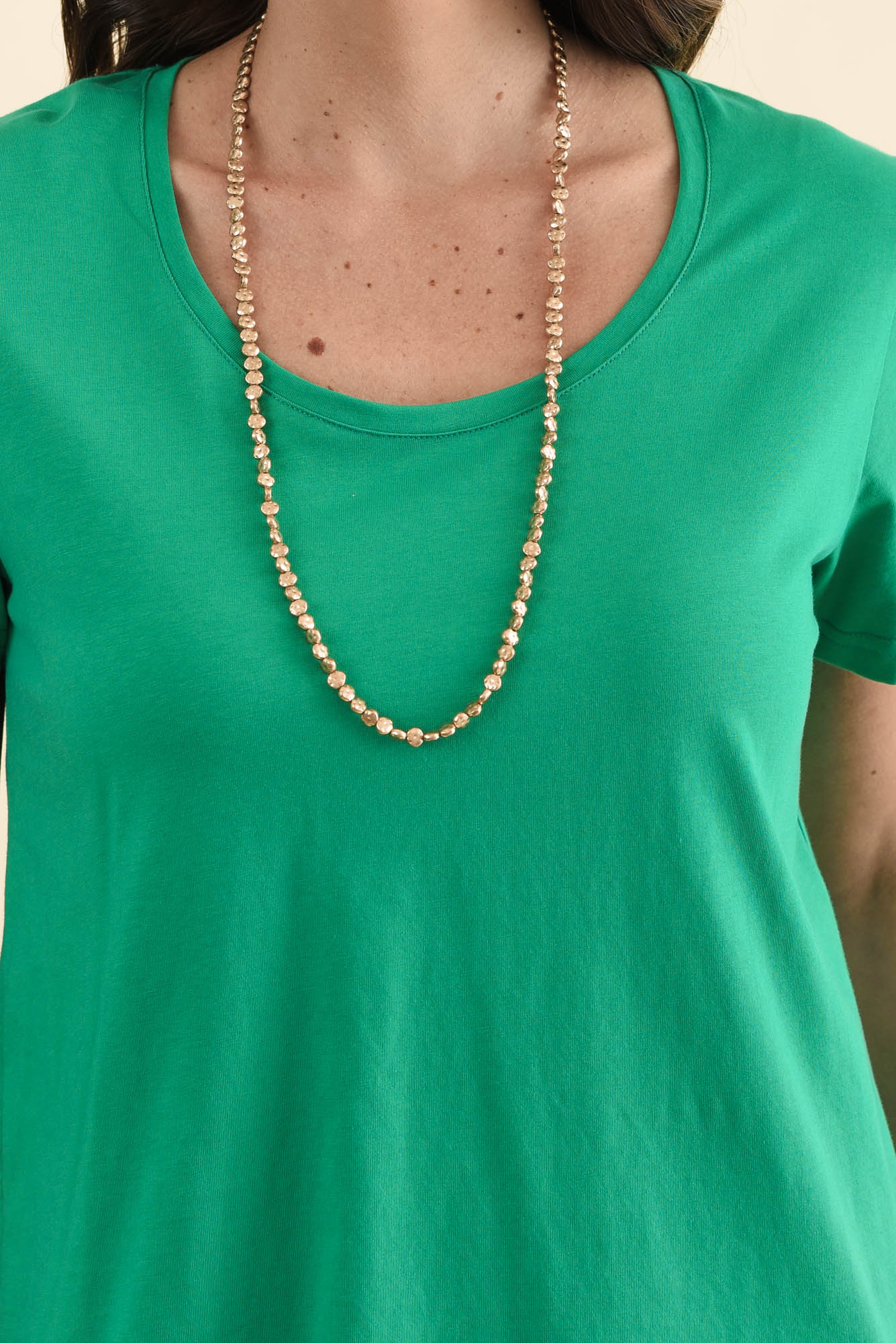 Beau Green Cotton Tee - Image 5