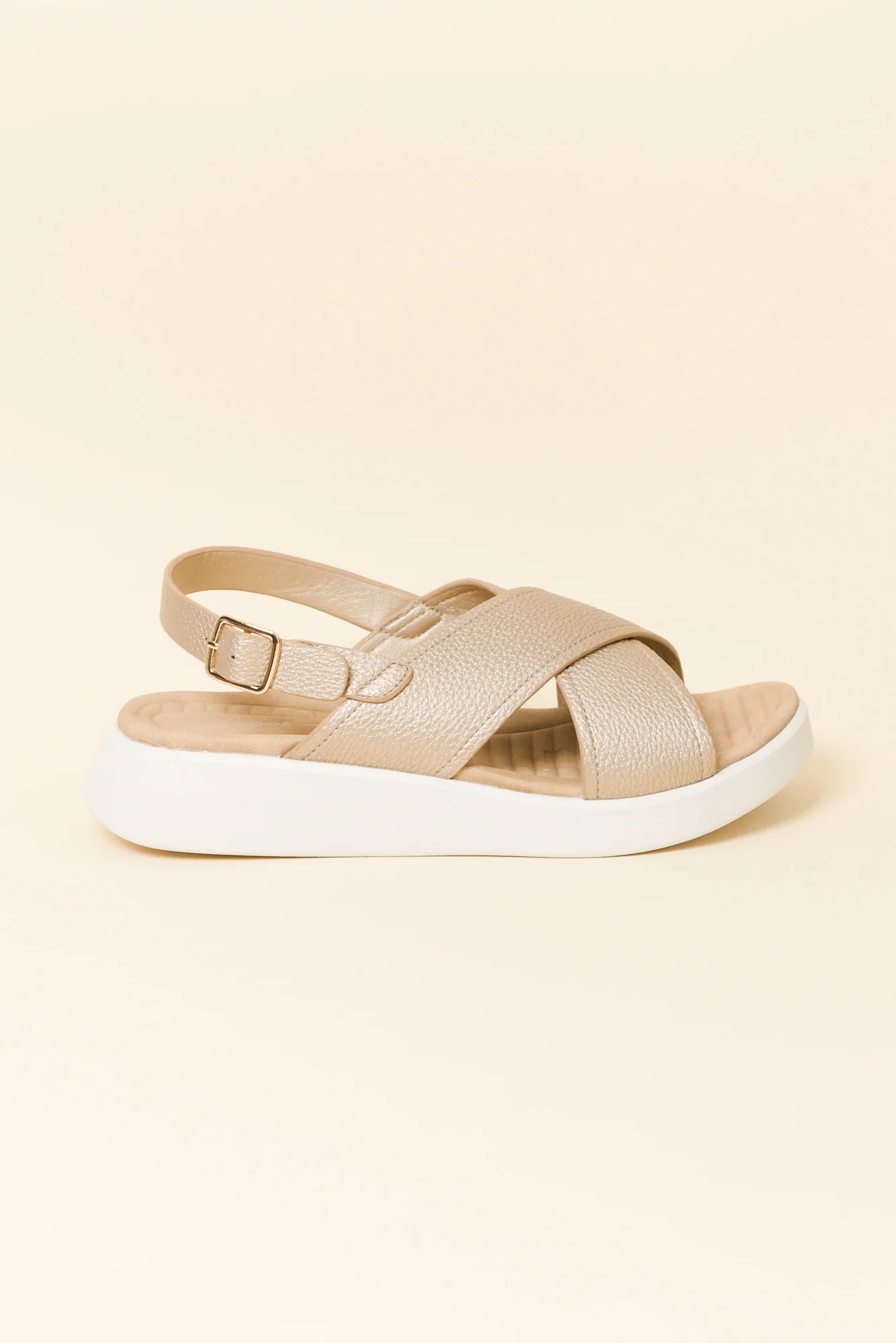 Bogota Gold Platform Sandal