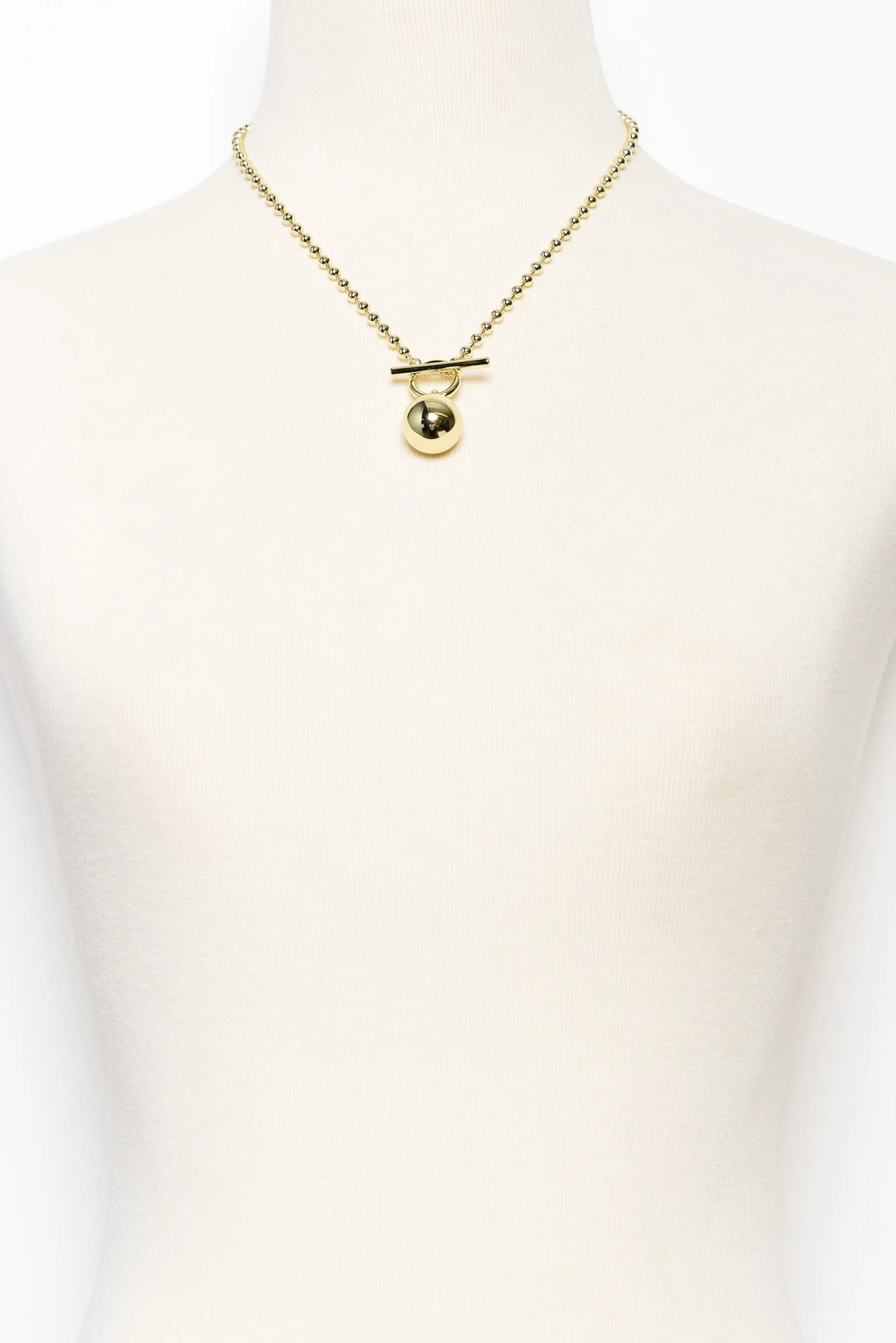 C Minor Gold Pendant Necklace - Image 2