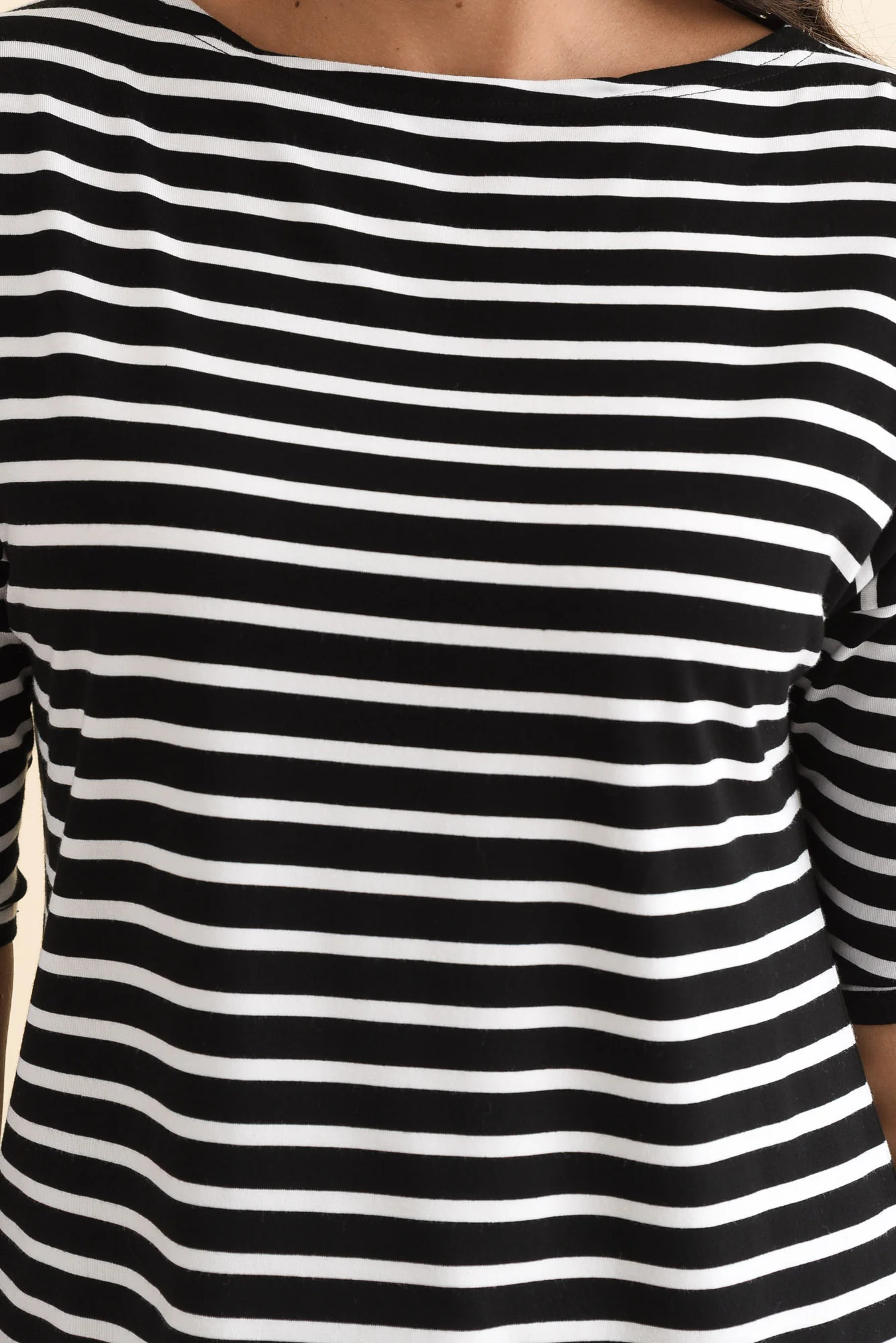Camila Black Stripe Bamboo Top - Image 7