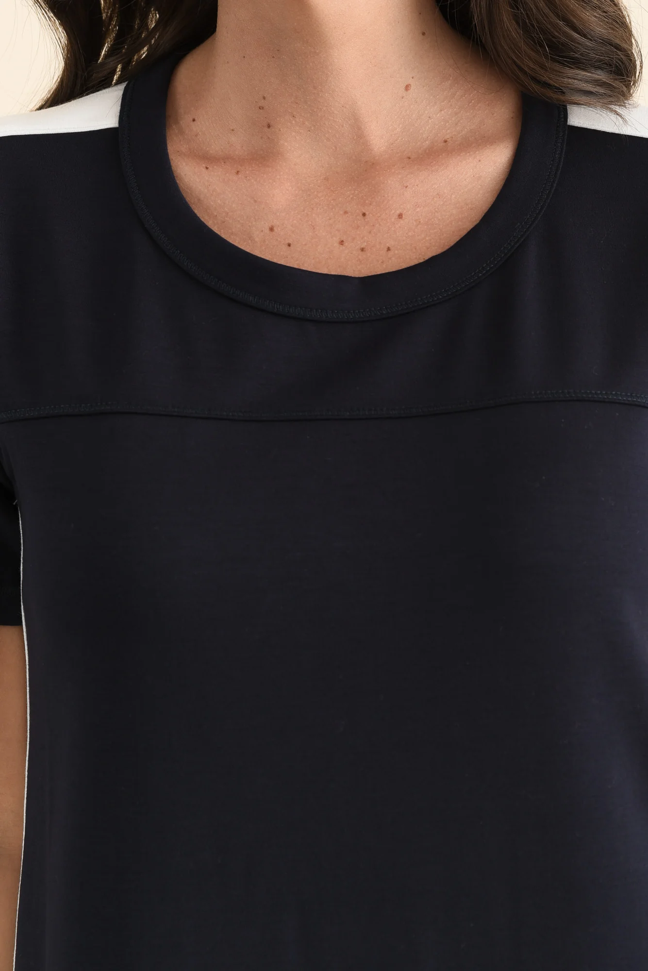 Chicago Navy Stripe Tee Dress - Image 5