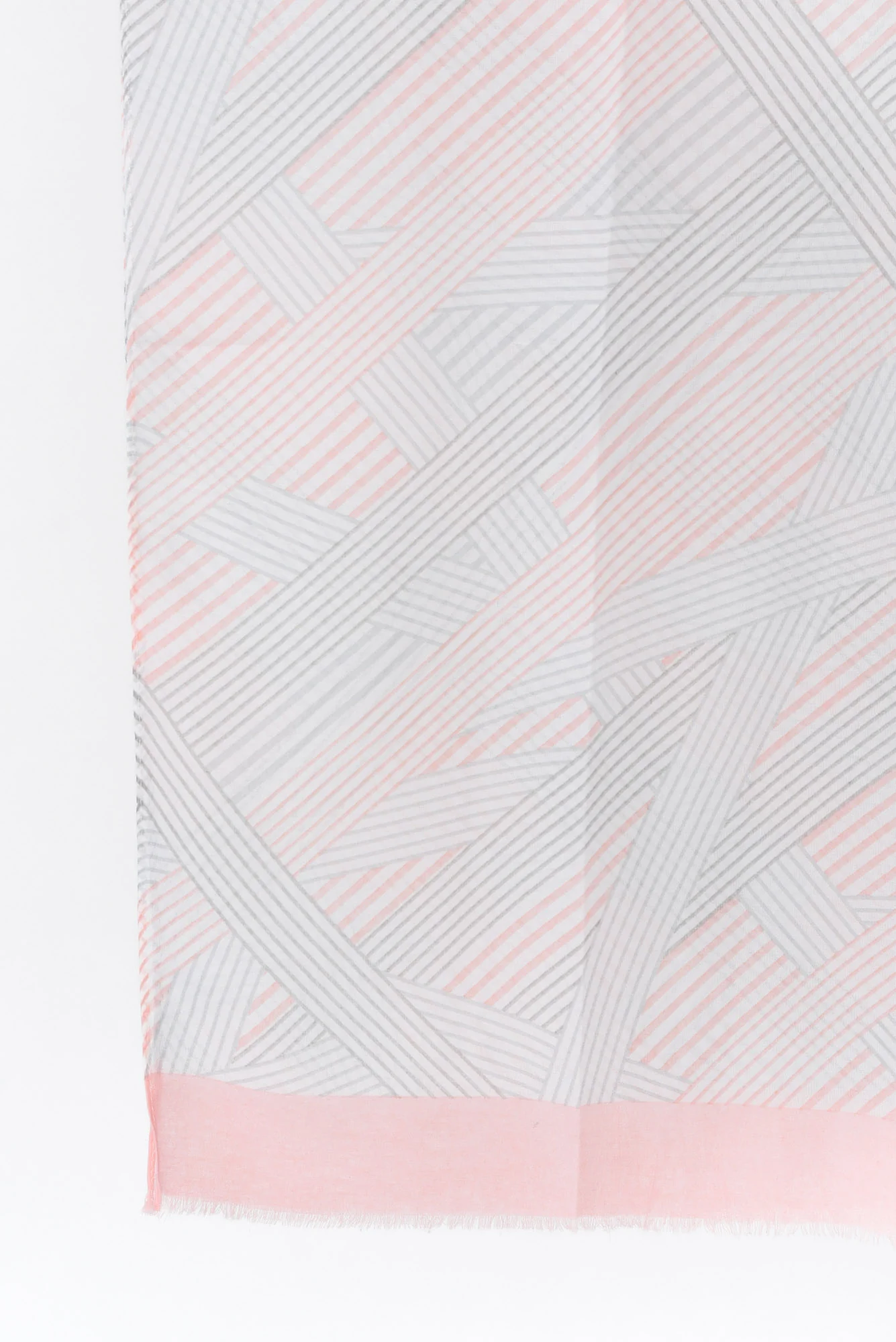Claret Pink Stripe Scarf - Image 4