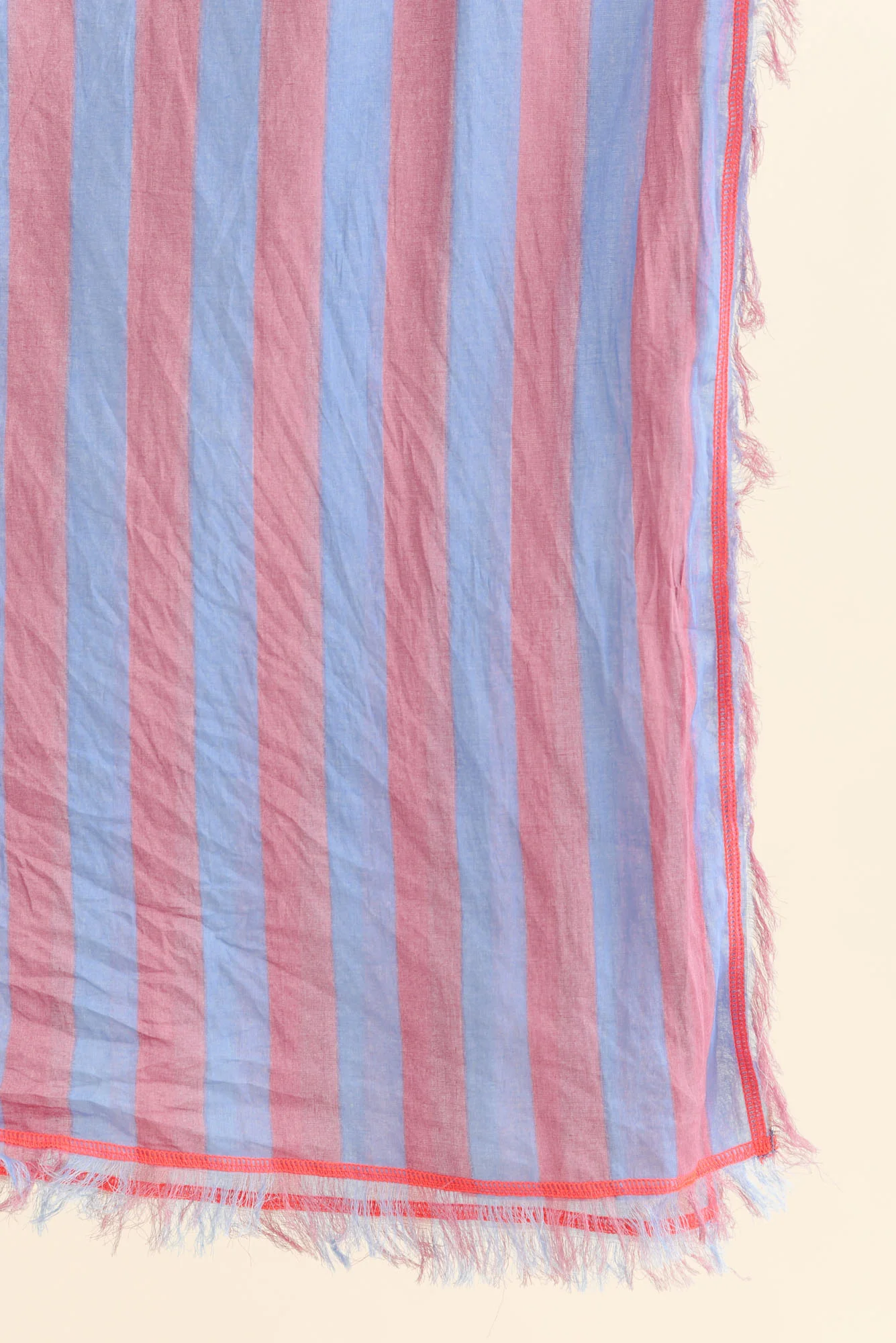 Cosmos Blue Stripe Cotton Sarong - Image 7