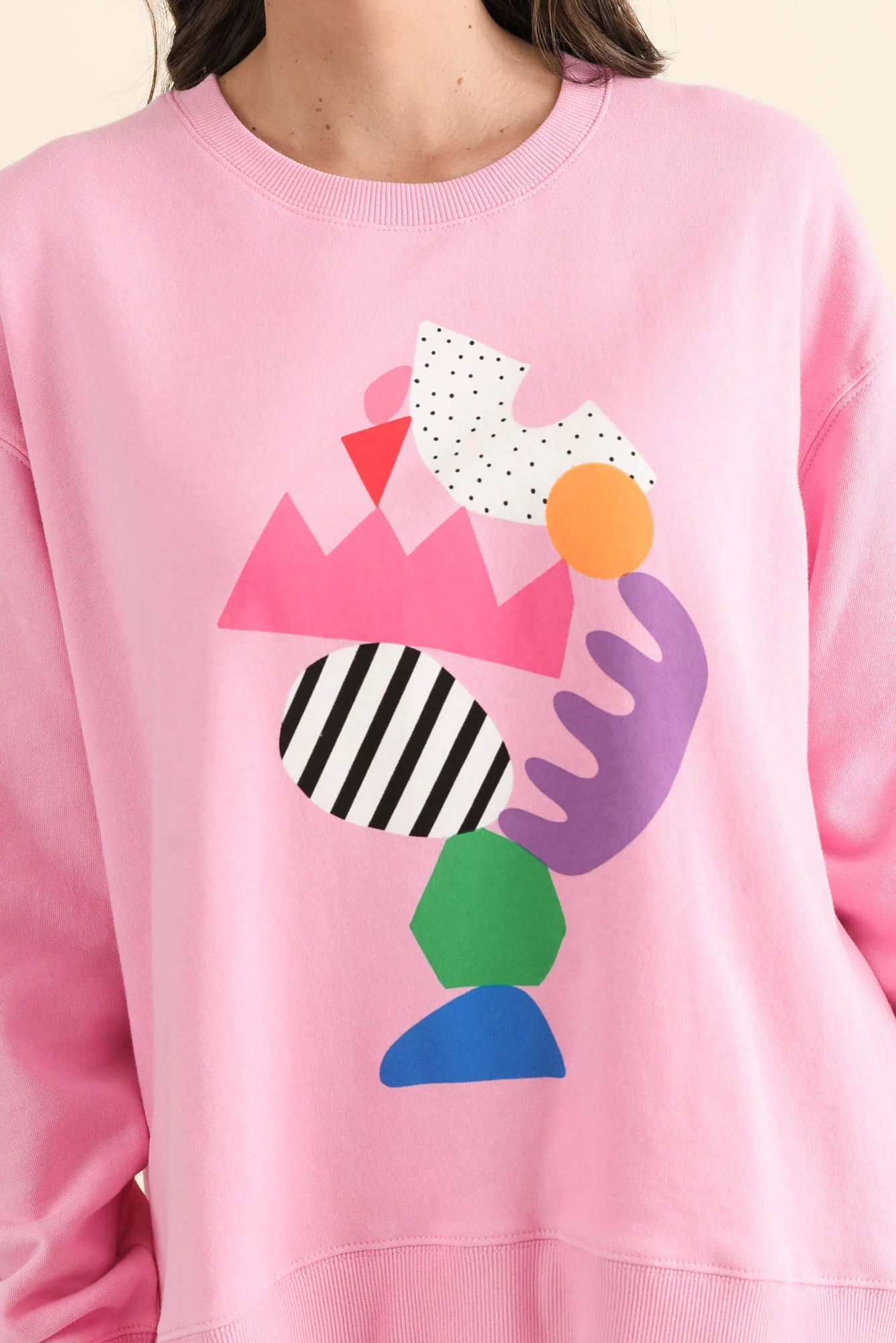 Deb McNaughton Pink Cotton Sweatshirt - Image 5