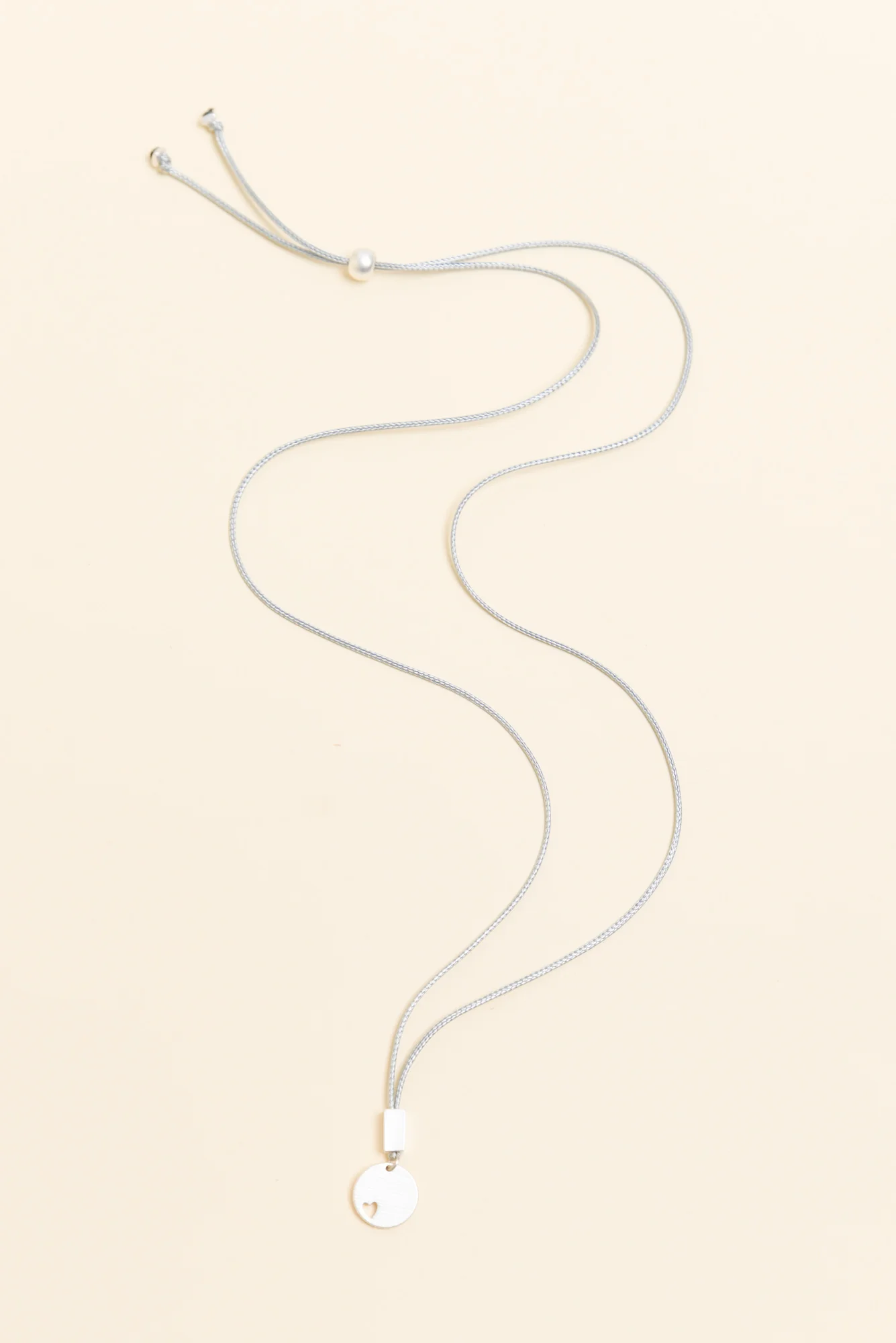 Donna Silver Heart Pendant Necklace