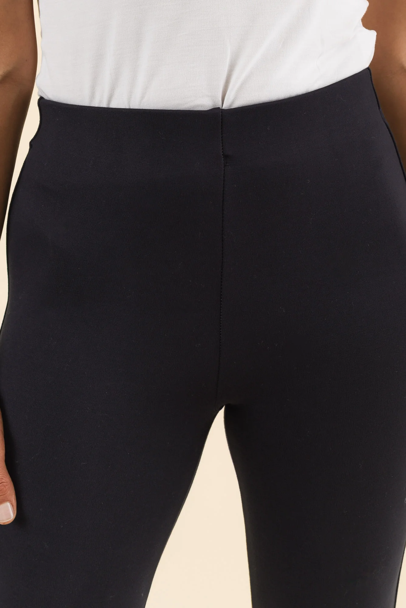 Elsa French Navy Winter Ponte Pants - Image 6