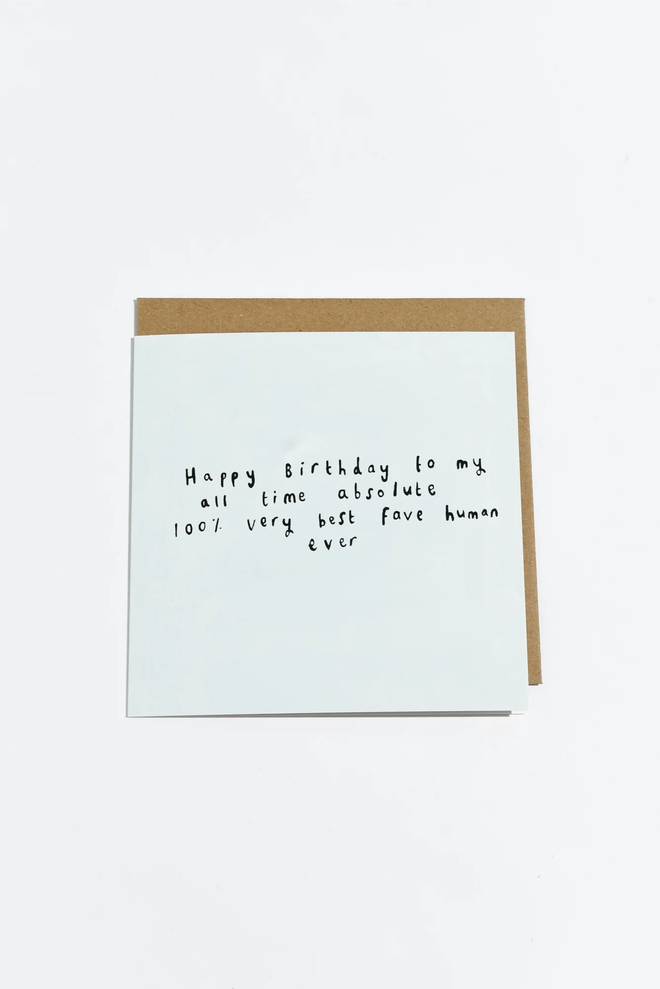 Favourite Human Birthday Card