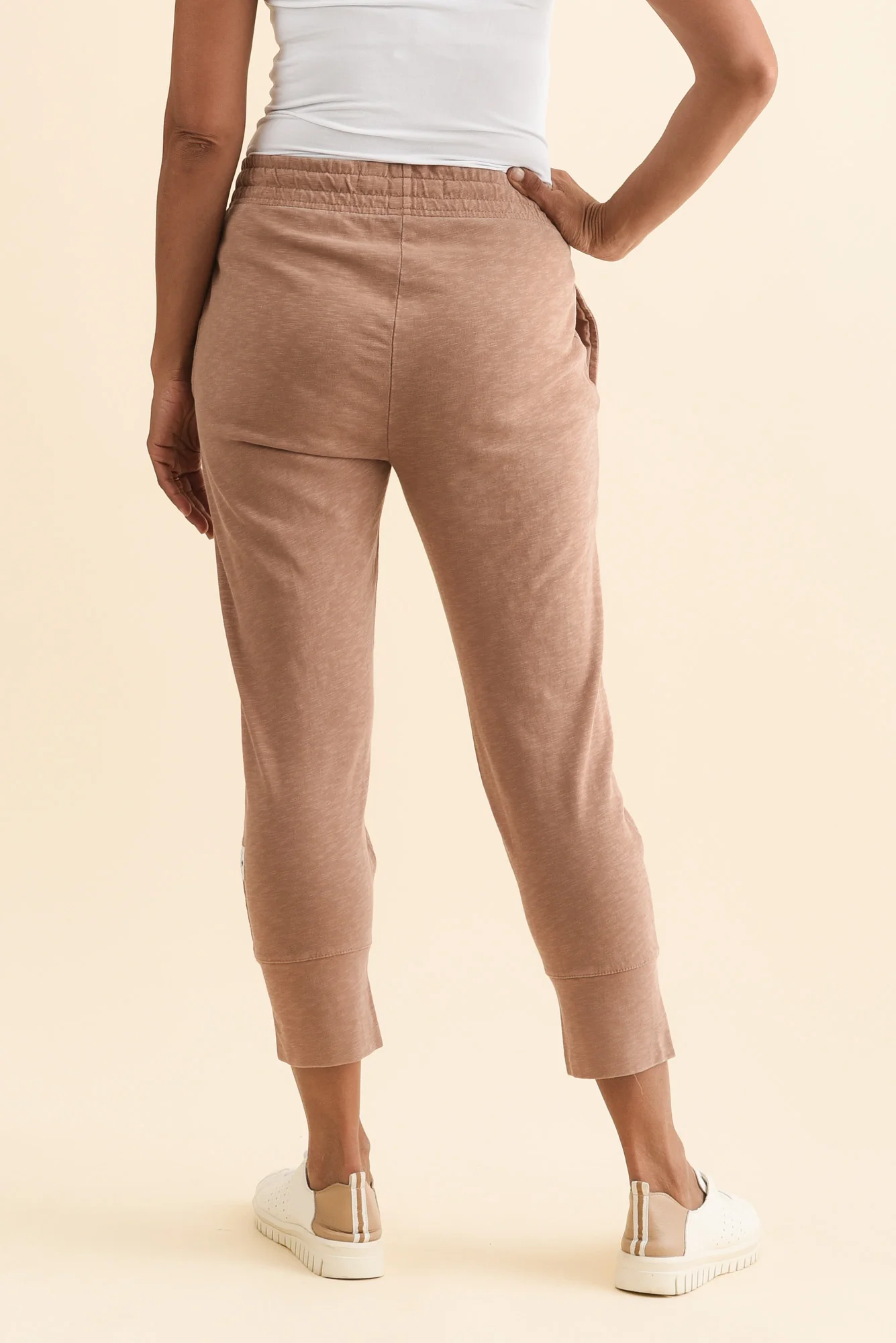 Fundamental Brunch Mocha Cotton Sweatpants - Image 5