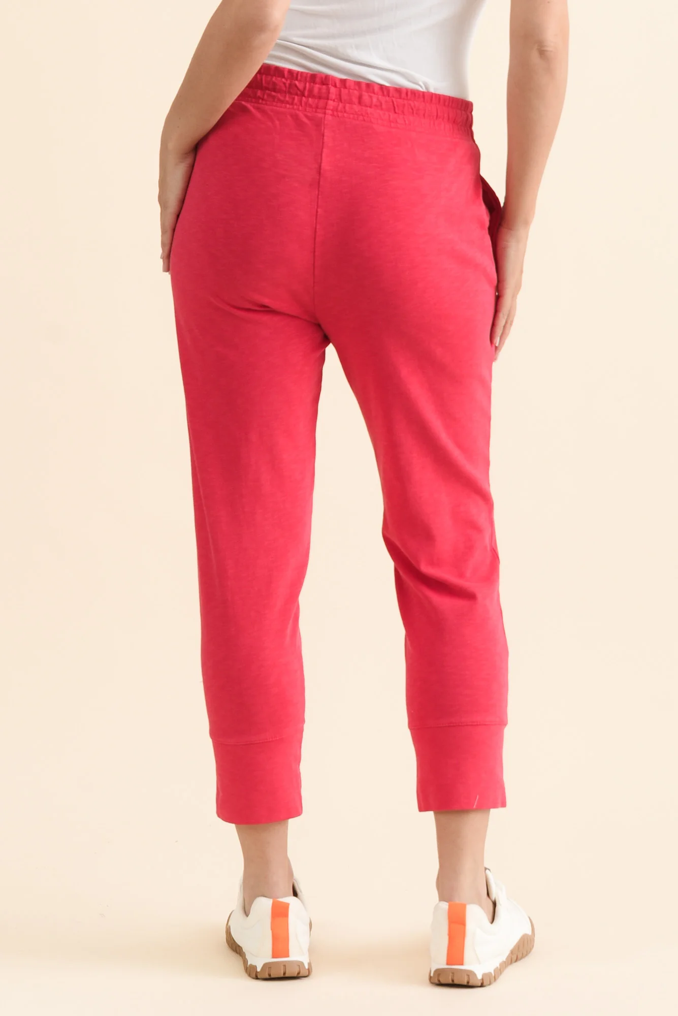 Fundamental Brunch Raspberry Cotton Sweatpants - Image 5