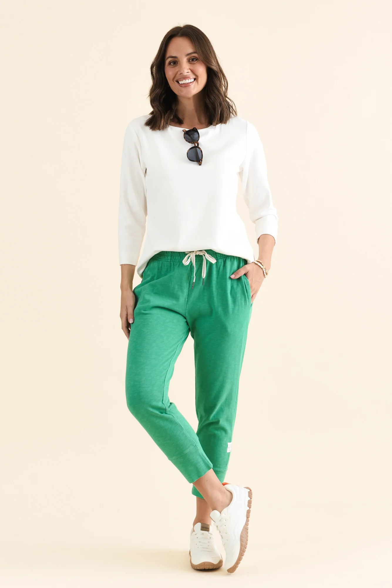 Fundamental Brunch Sage Cotton Sweatpants - Image 2