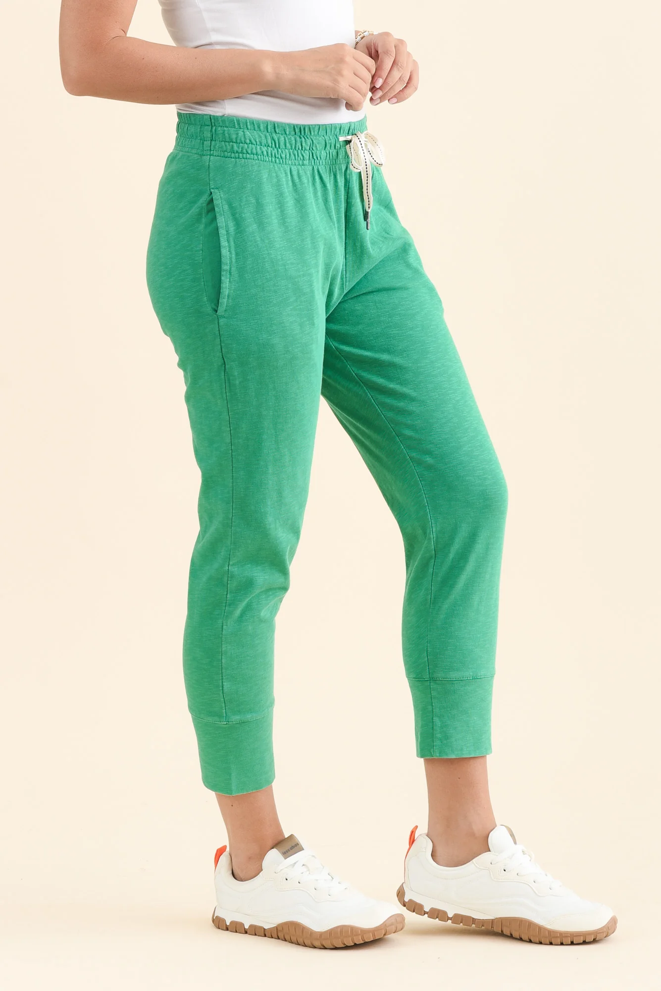 Fundamental Brunch Sage Cotton Sweatpants - Image 4