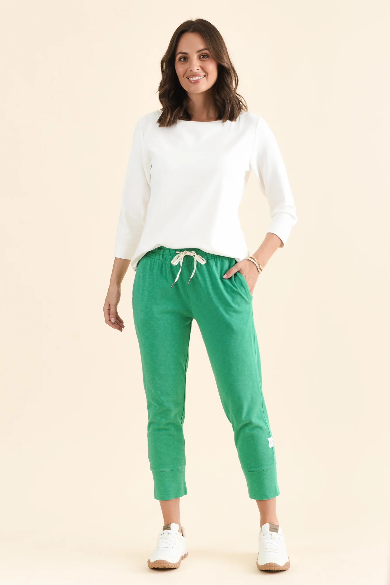Fundamental Brunch Sage Cotton Sweatpants - Image 6