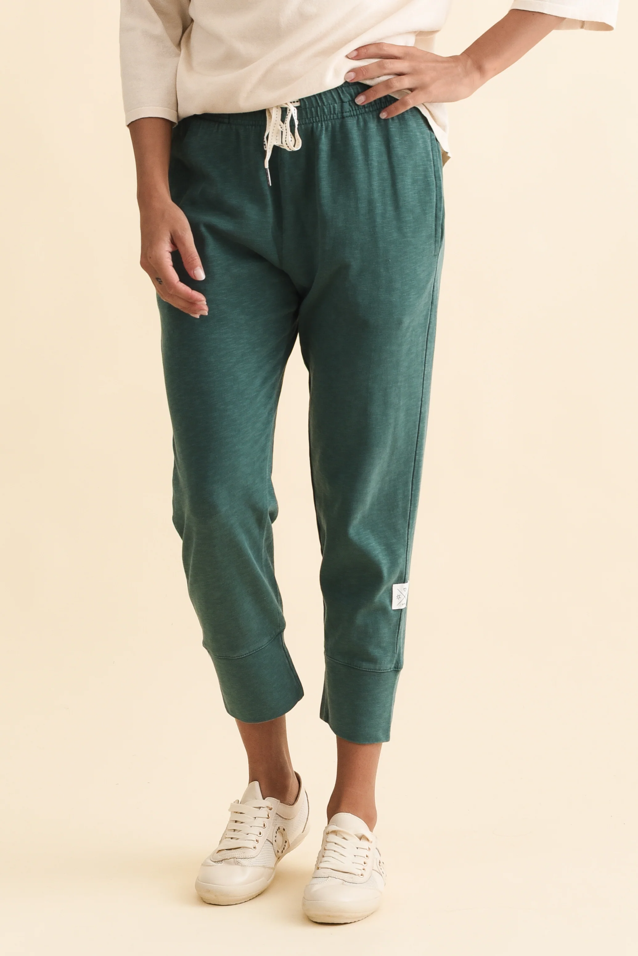 Fundamental Brunch Teal Cotton Sweatpants