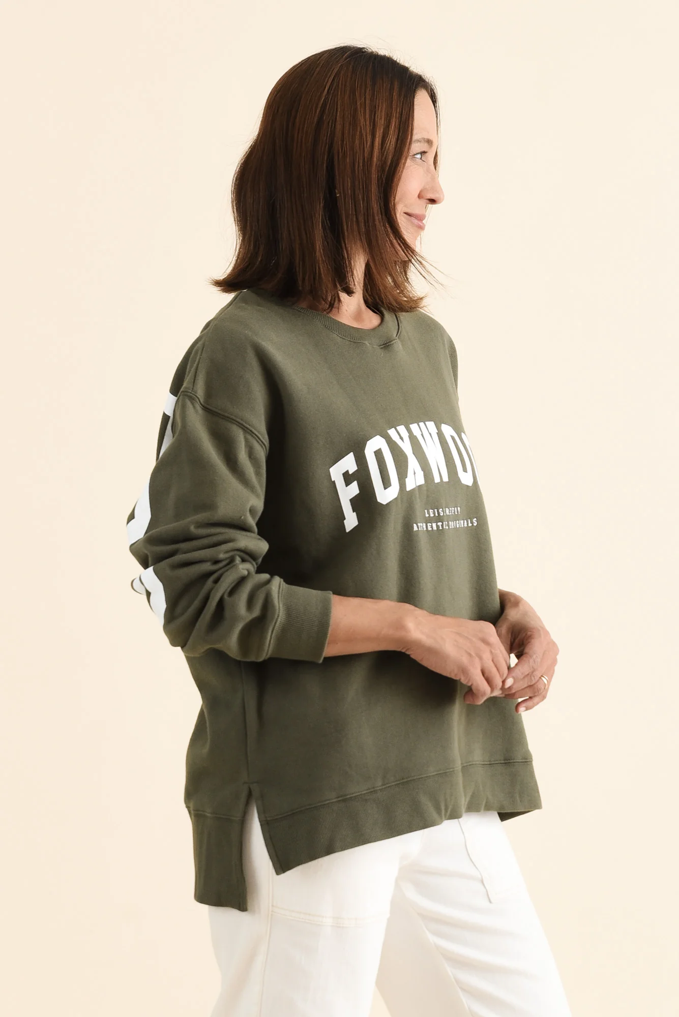Interval Khaki Crewneck Sweatshirt - Image 3