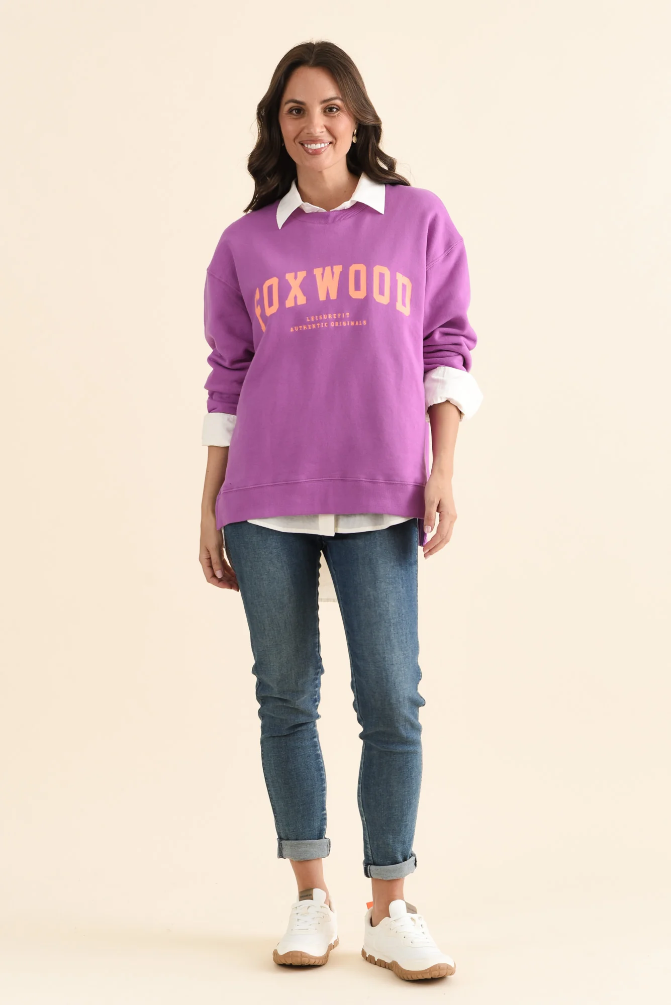 Interval Purple Crewneck Sweatshirt - Image 2