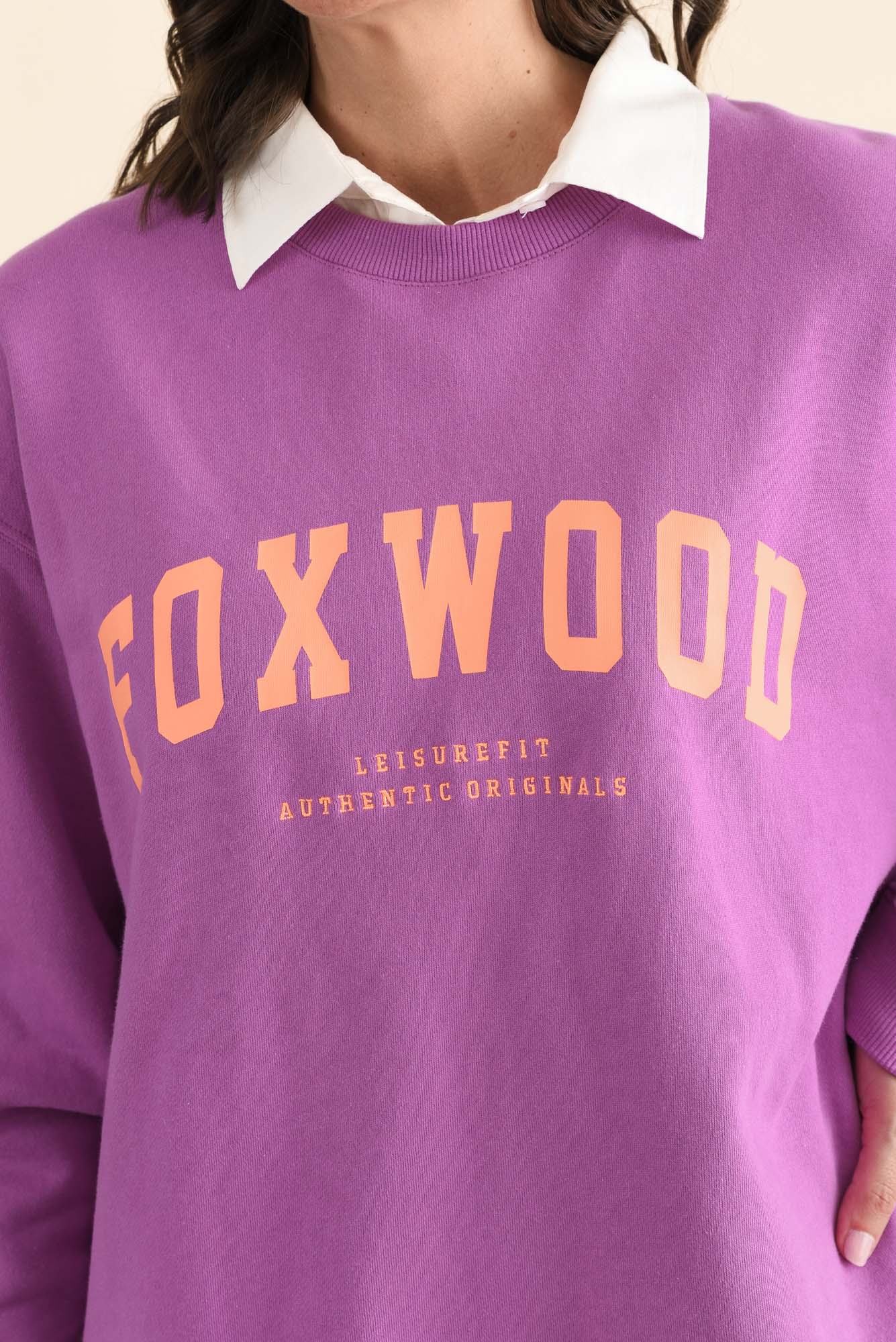 Interval Purple Crewneck Sweatshirt - Image 5