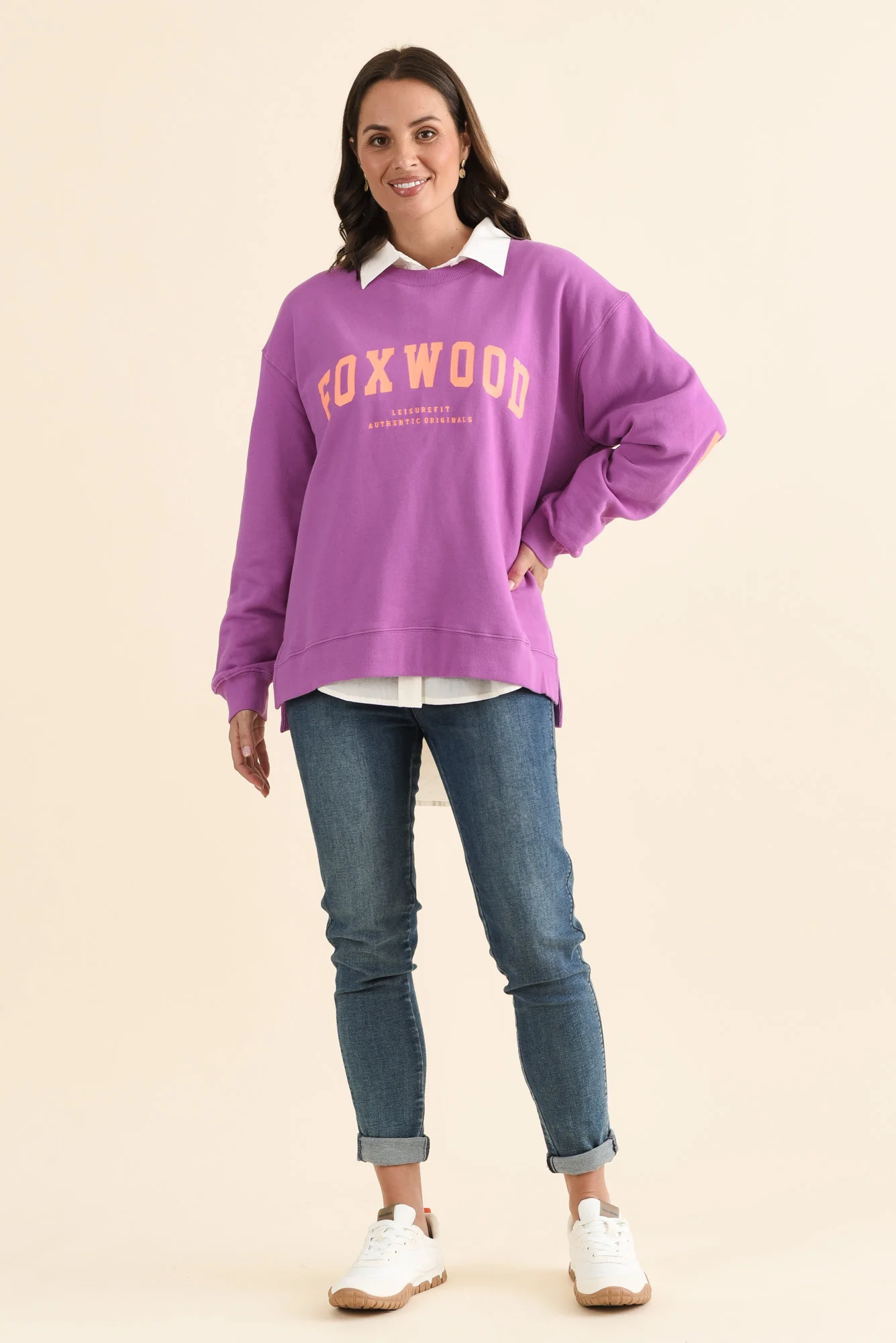 Interval Purple Crewneck Sweatshirt - Image 6