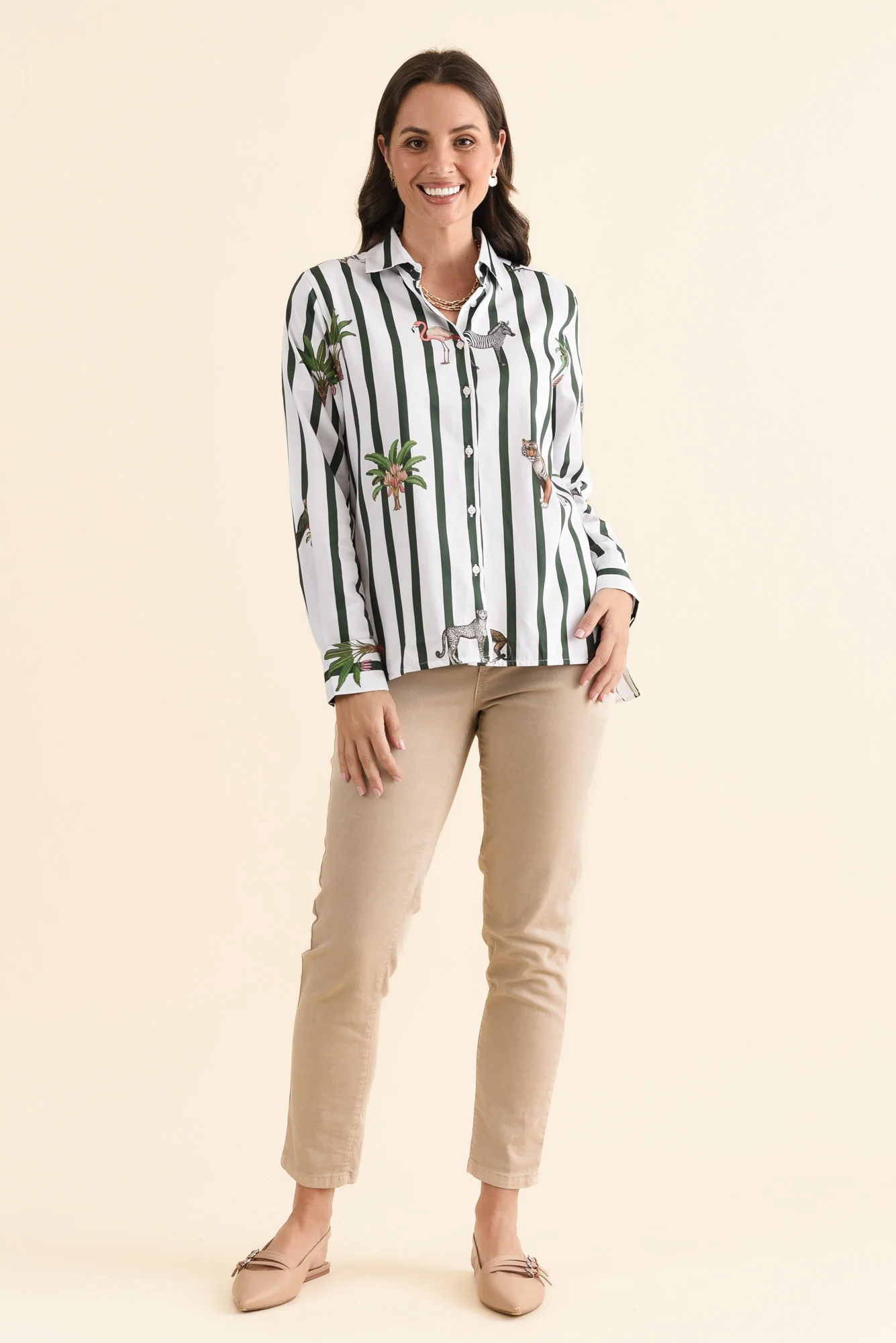 Isa White Safari Cotton Shirt - Image 6