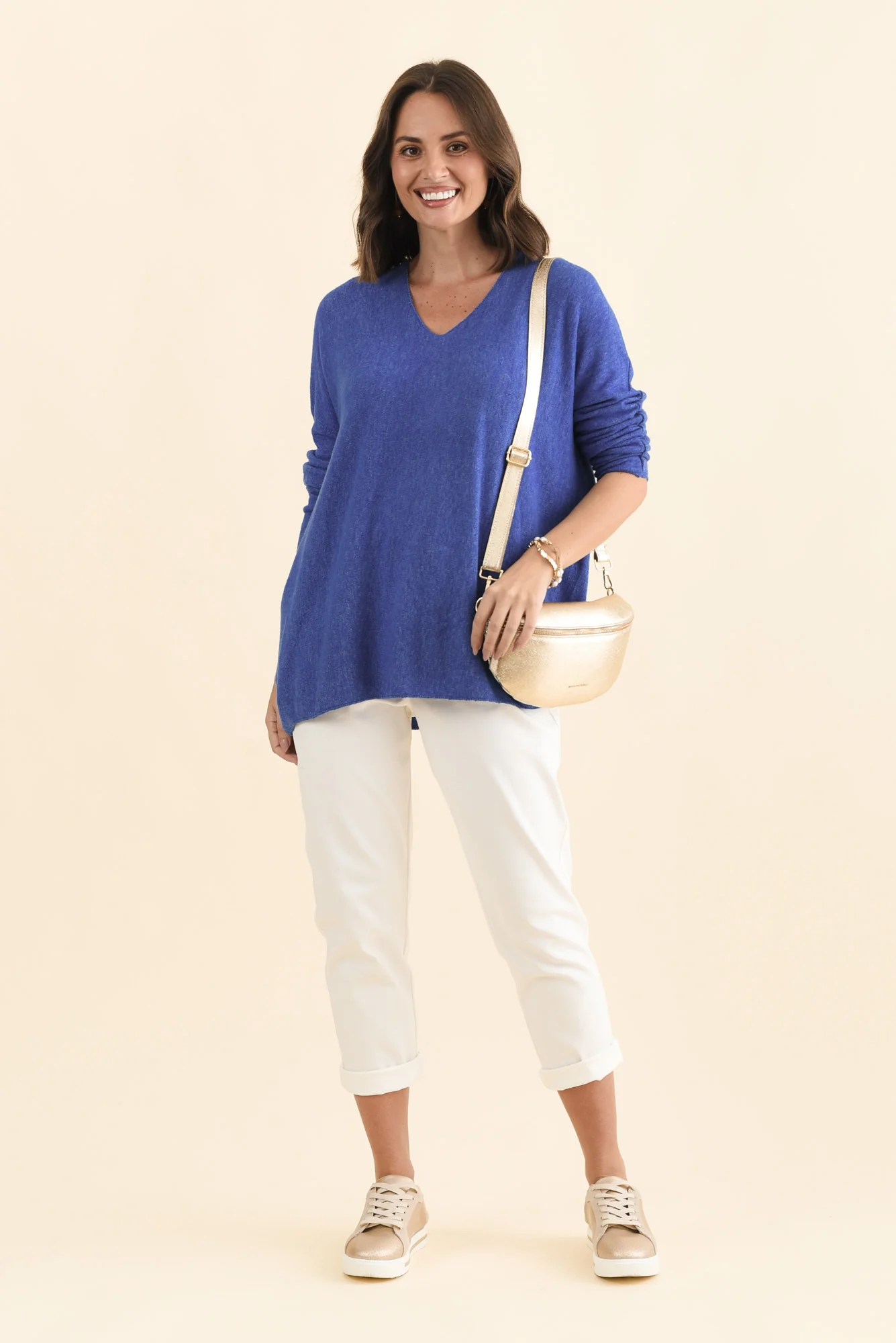 Lakin Blue Knit Jumper - Image 2