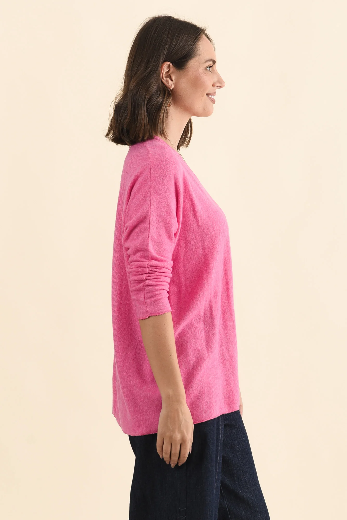Lakin Pink Knit Jumper - Image 3