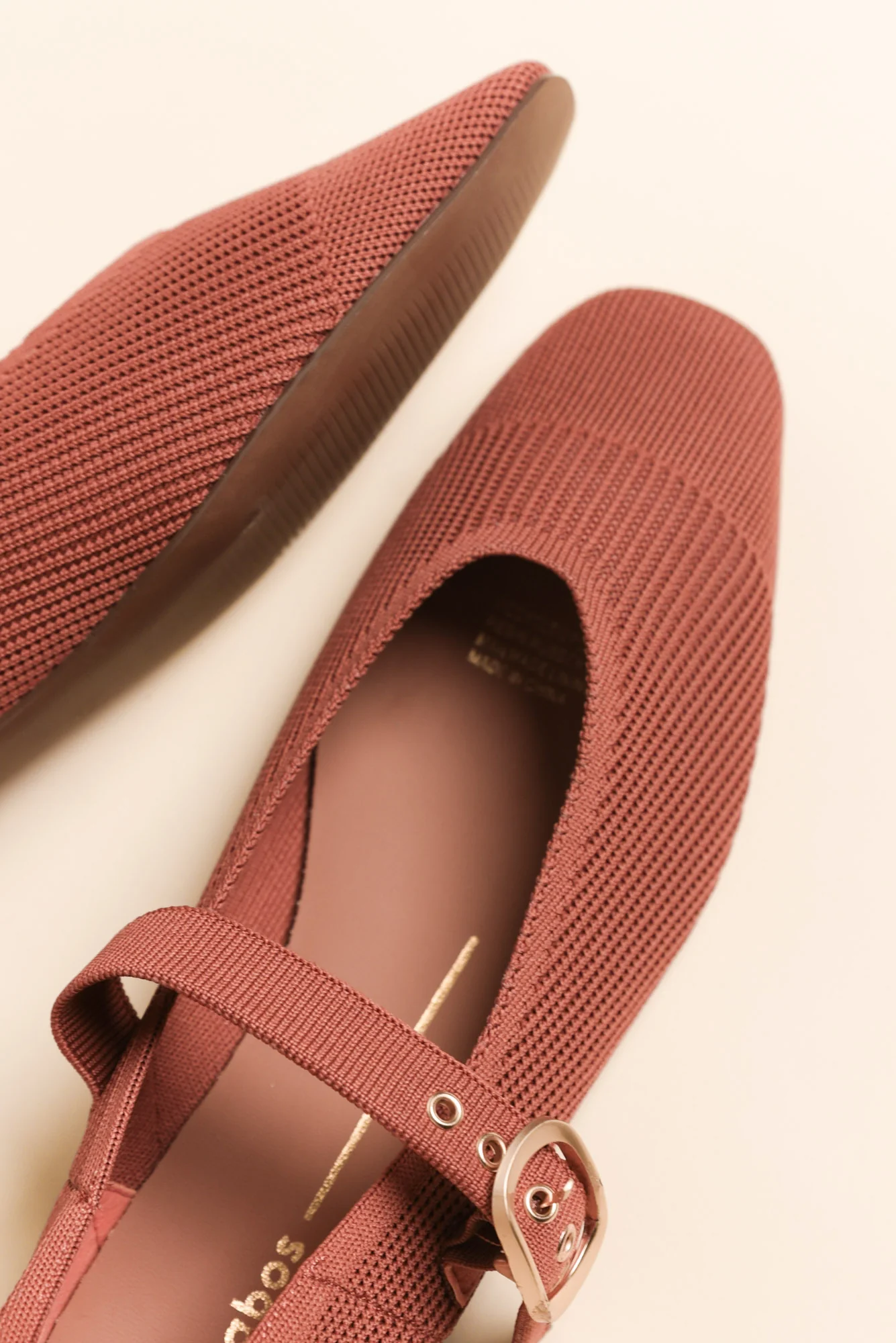 Lando Coral Buckle Ballet Flat - Image 4
