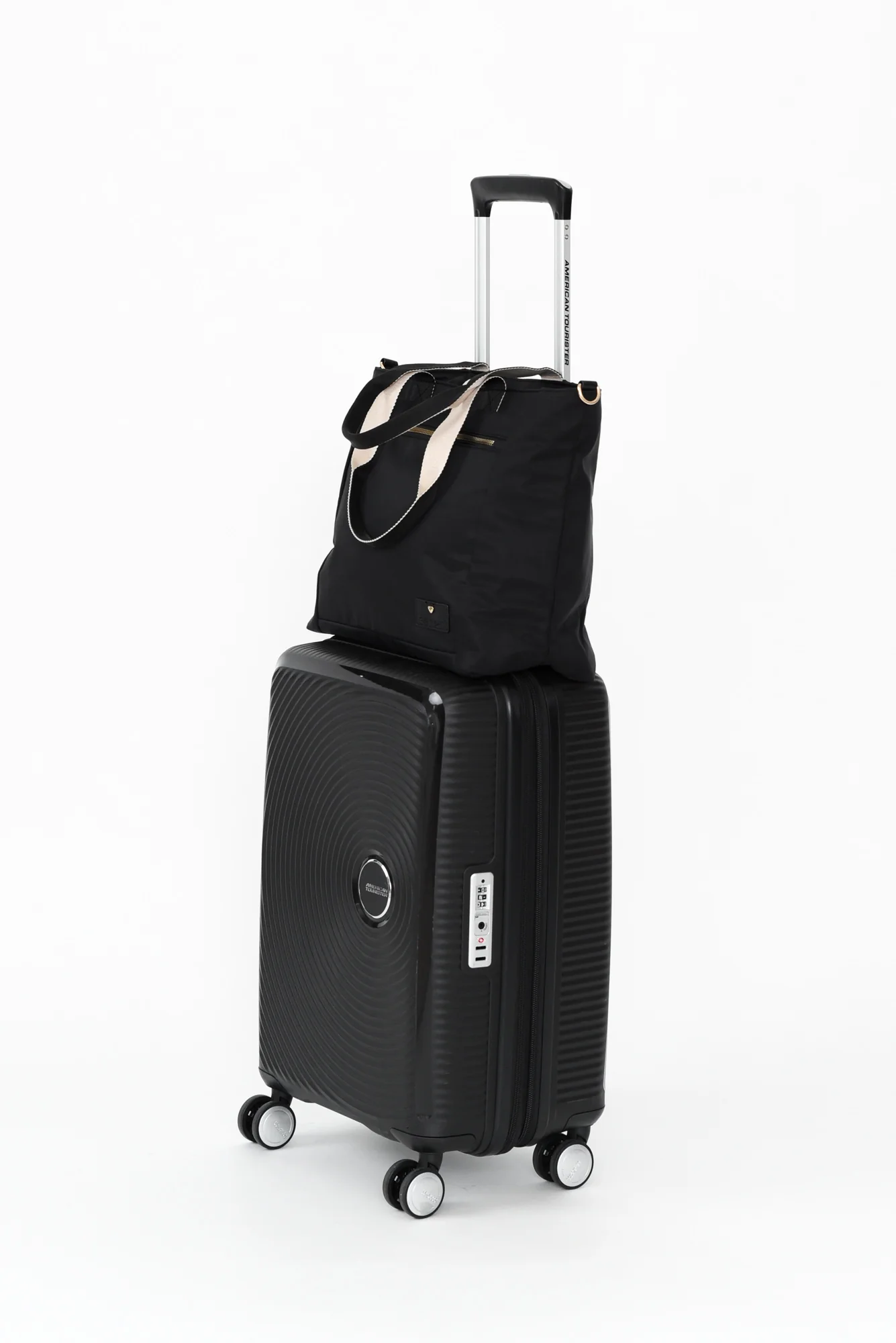 Lily Black Travel Carry On Bag - Image 2