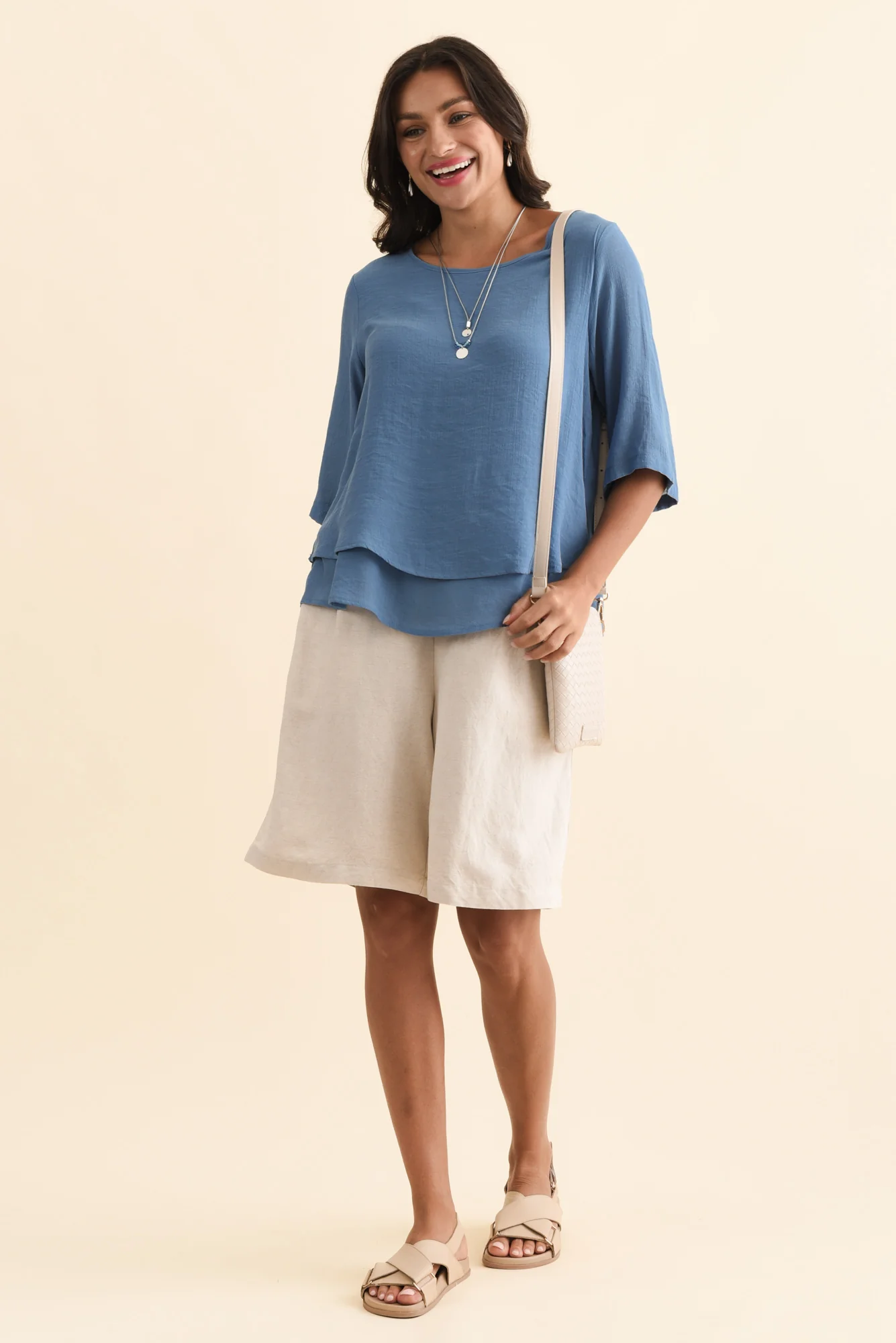 Liora Steel Layered Top - Image 4