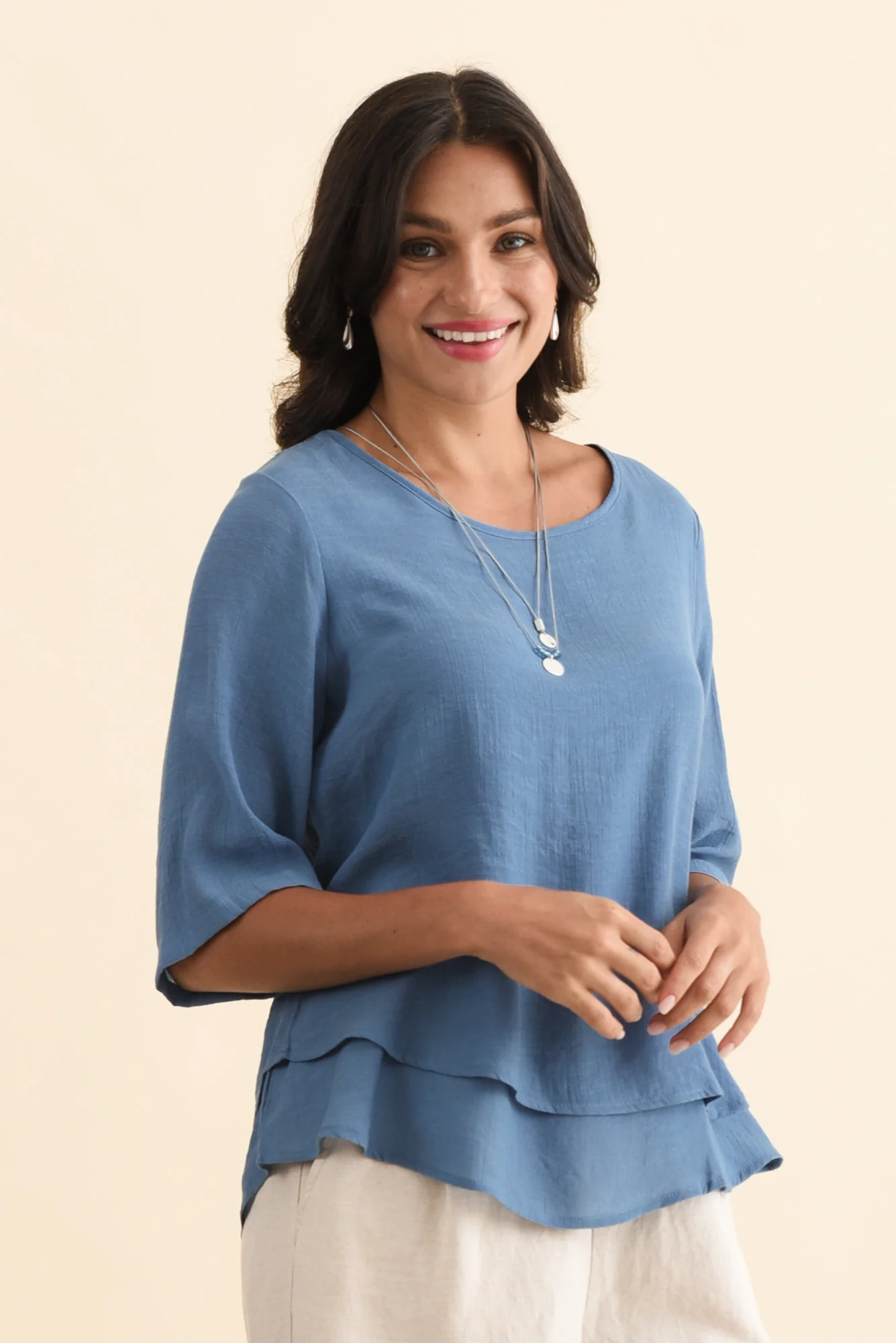 Liora Steel Layered Top - Image 6