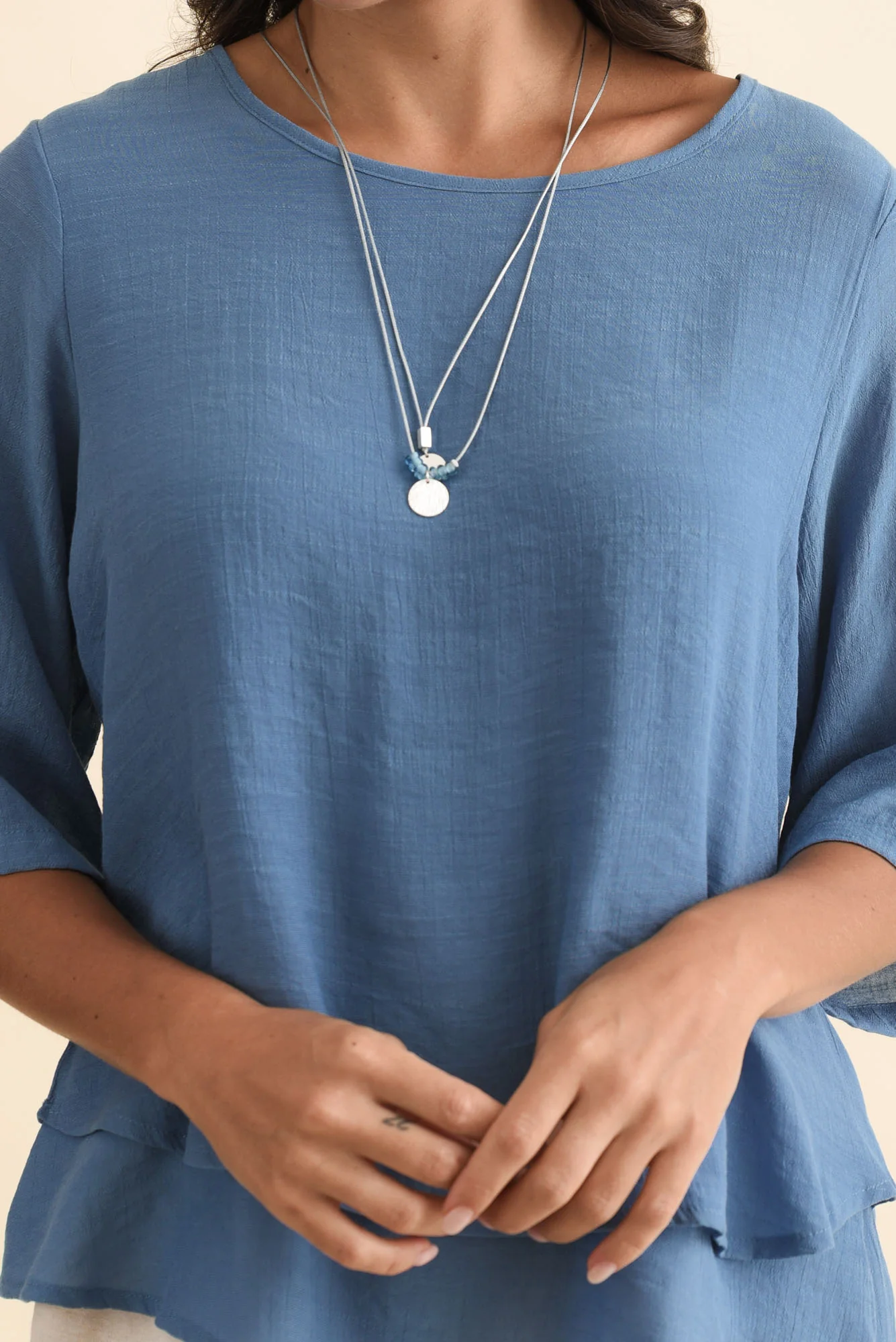 Liora Steel Layered Top - Image 8