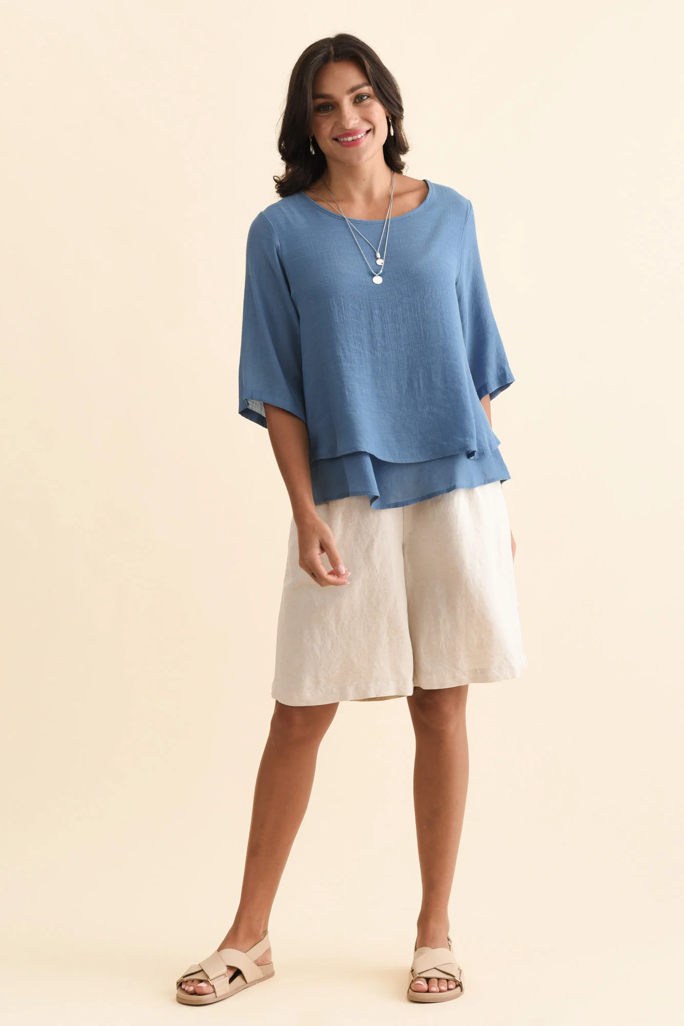 Liora Steel Layered Top - Image 9