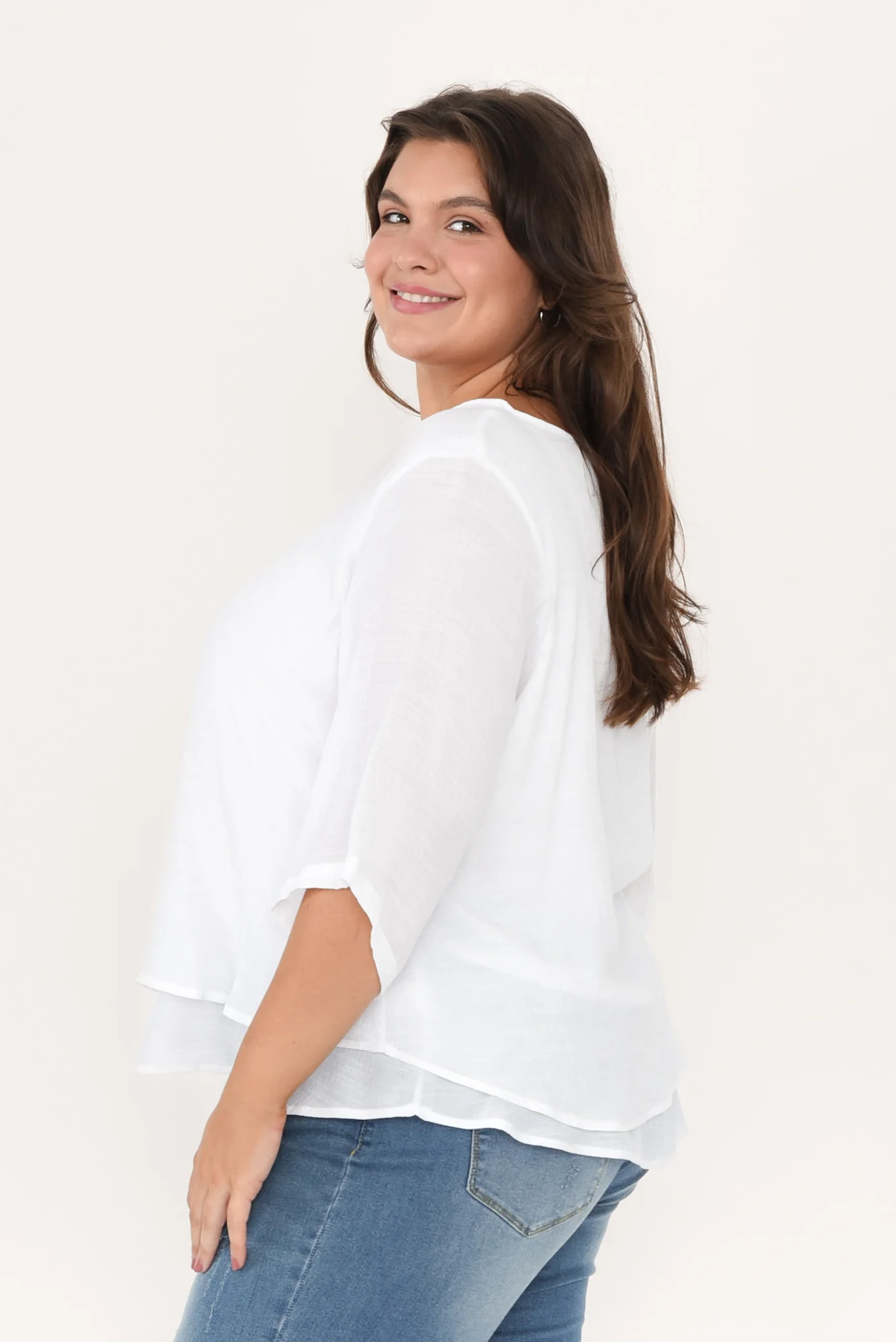 Liora White Layered Top - Image 10
