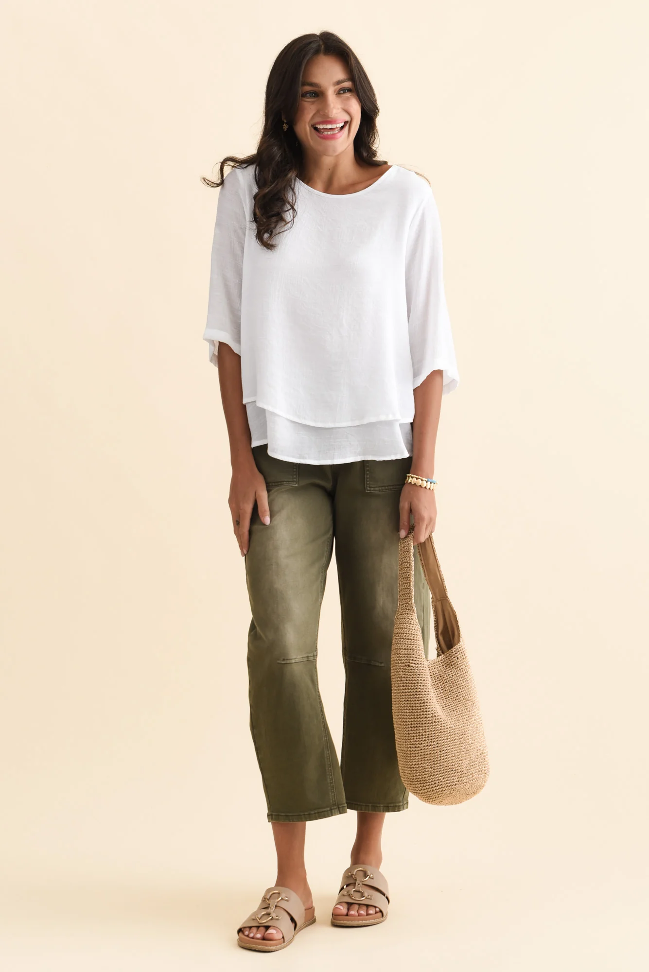 Liora White Layered Top - Image 4