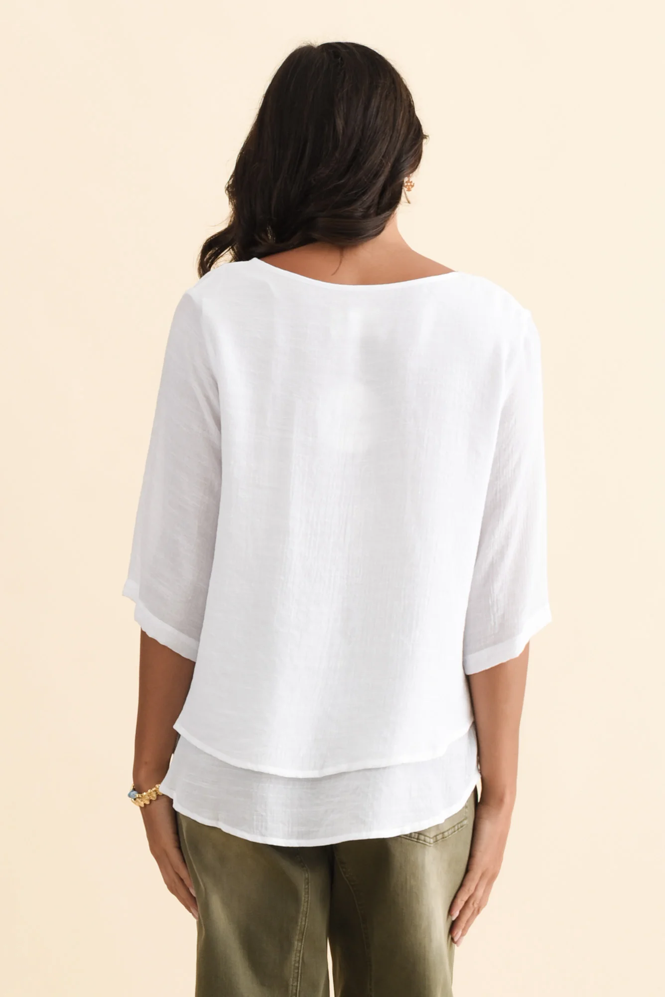 Liora White Layered Top - Image 6