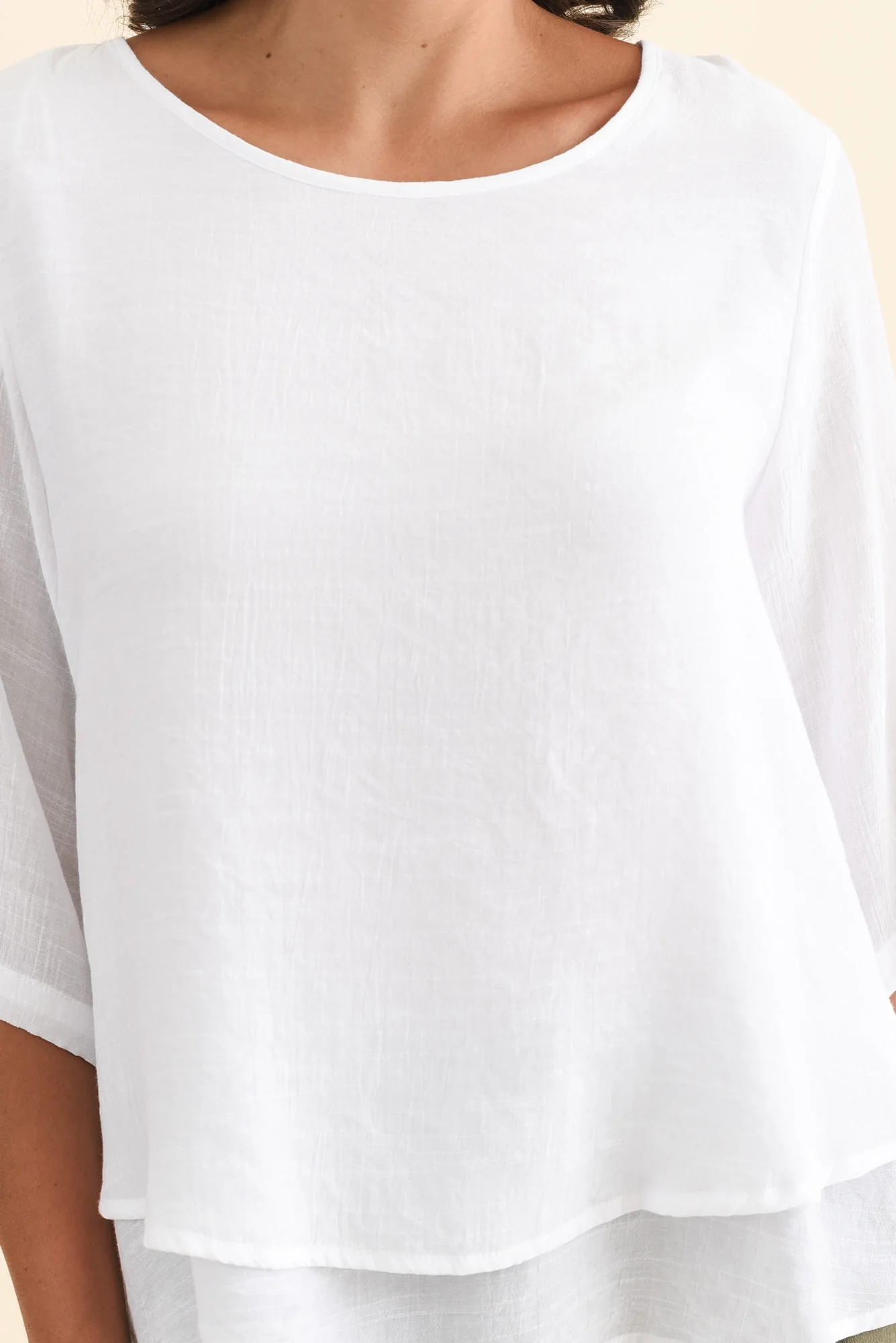Liora White Layered Top - Image 7