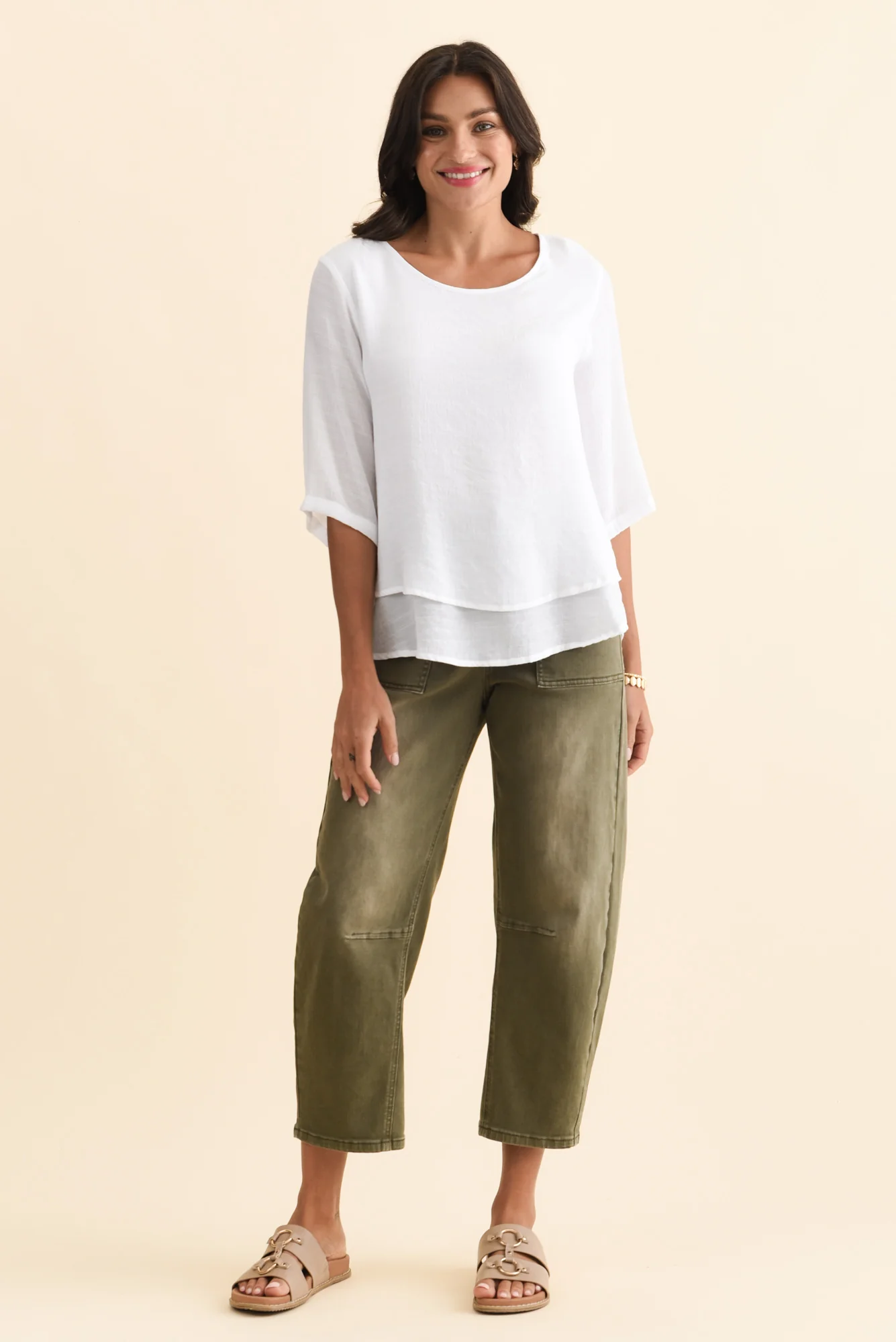 Liora White Layered Top - Image 8