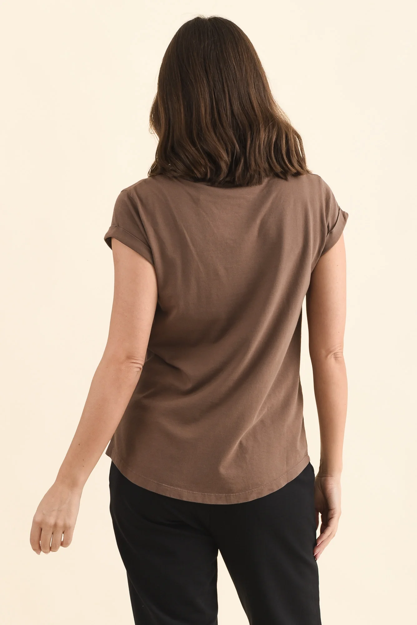 Manly Chocolate Cotton Tee - Image 4