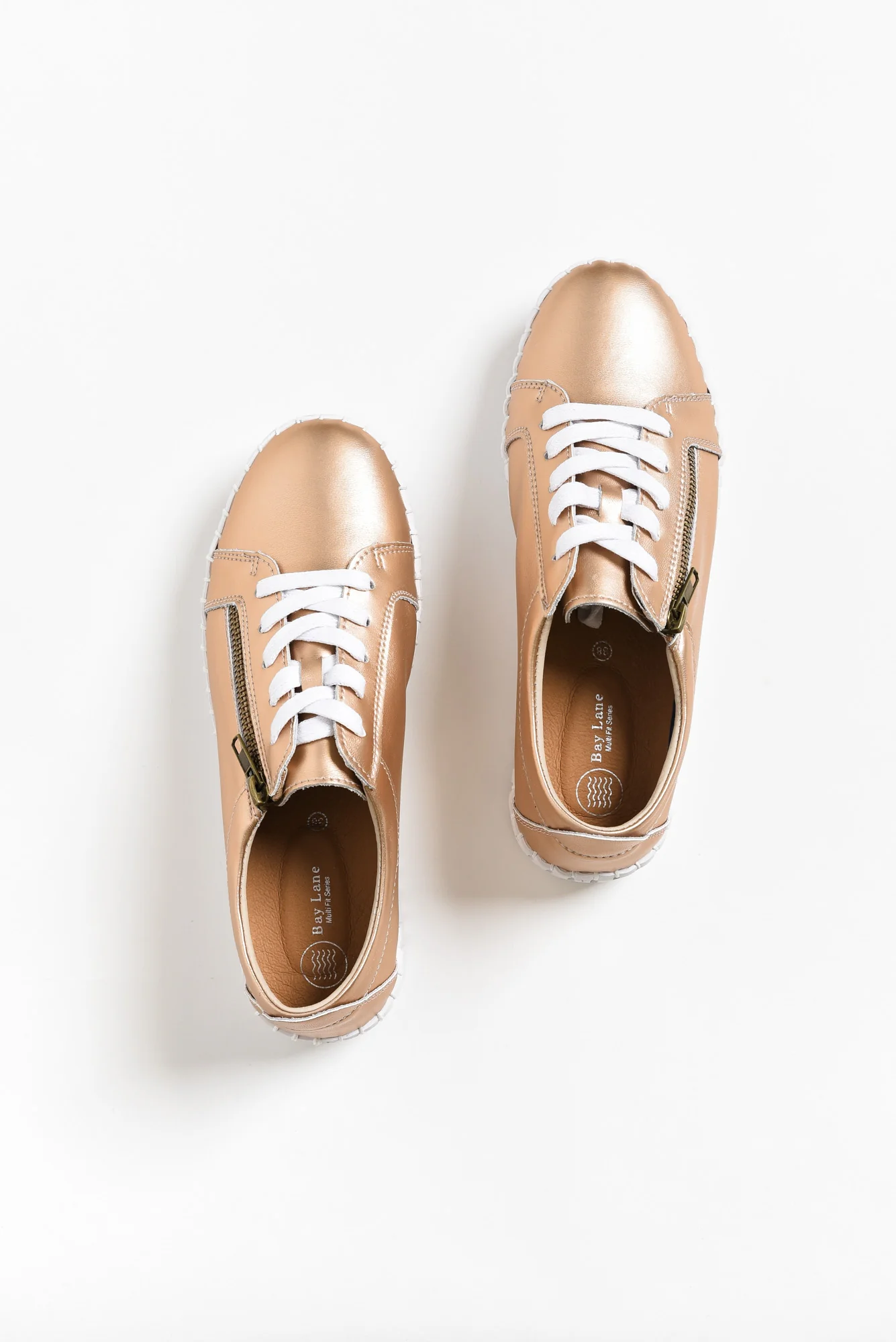 Medusa Rose Gold Platform Sneaker - Image 5