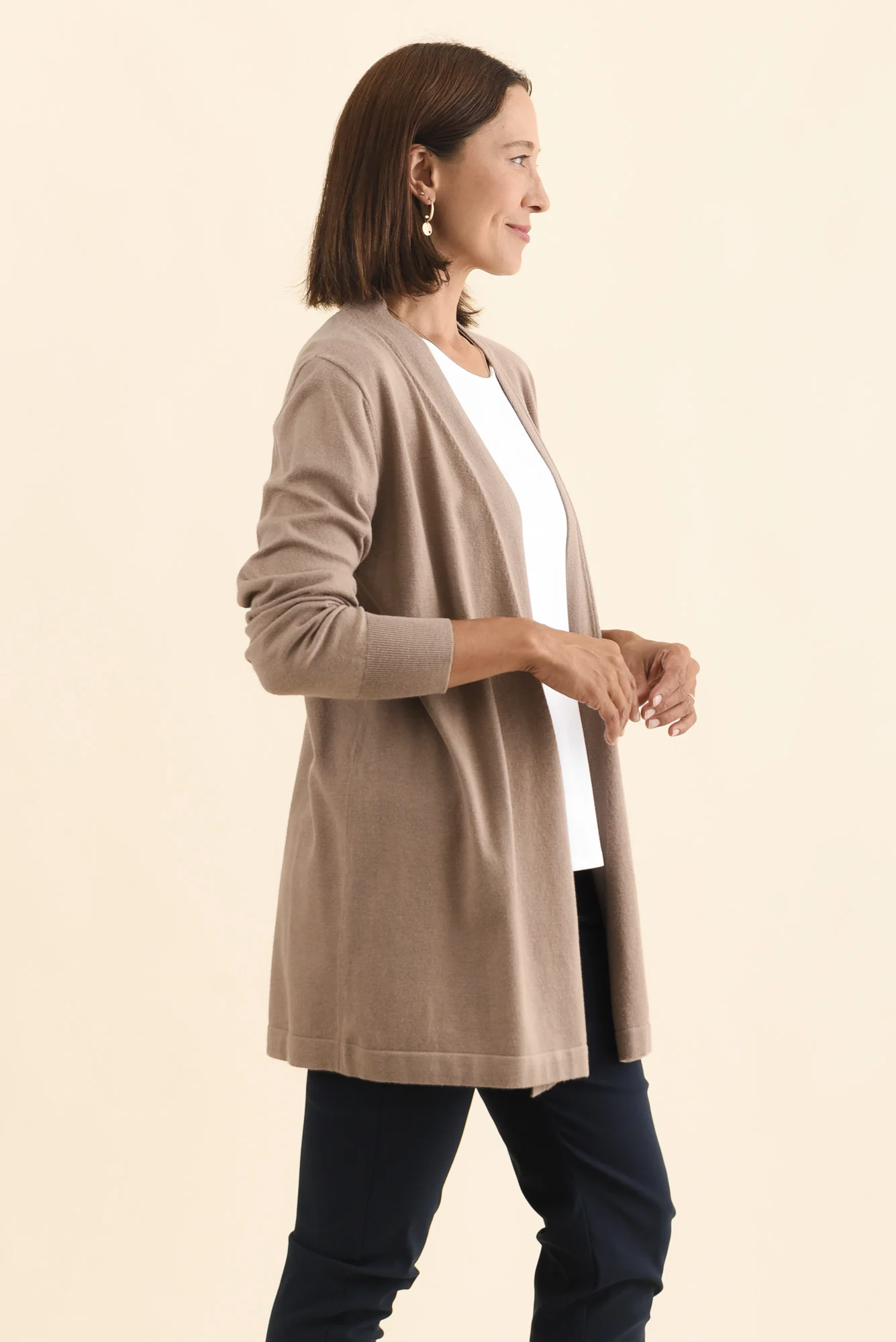 Morocco Mocha Knit Cardigan - Image 4