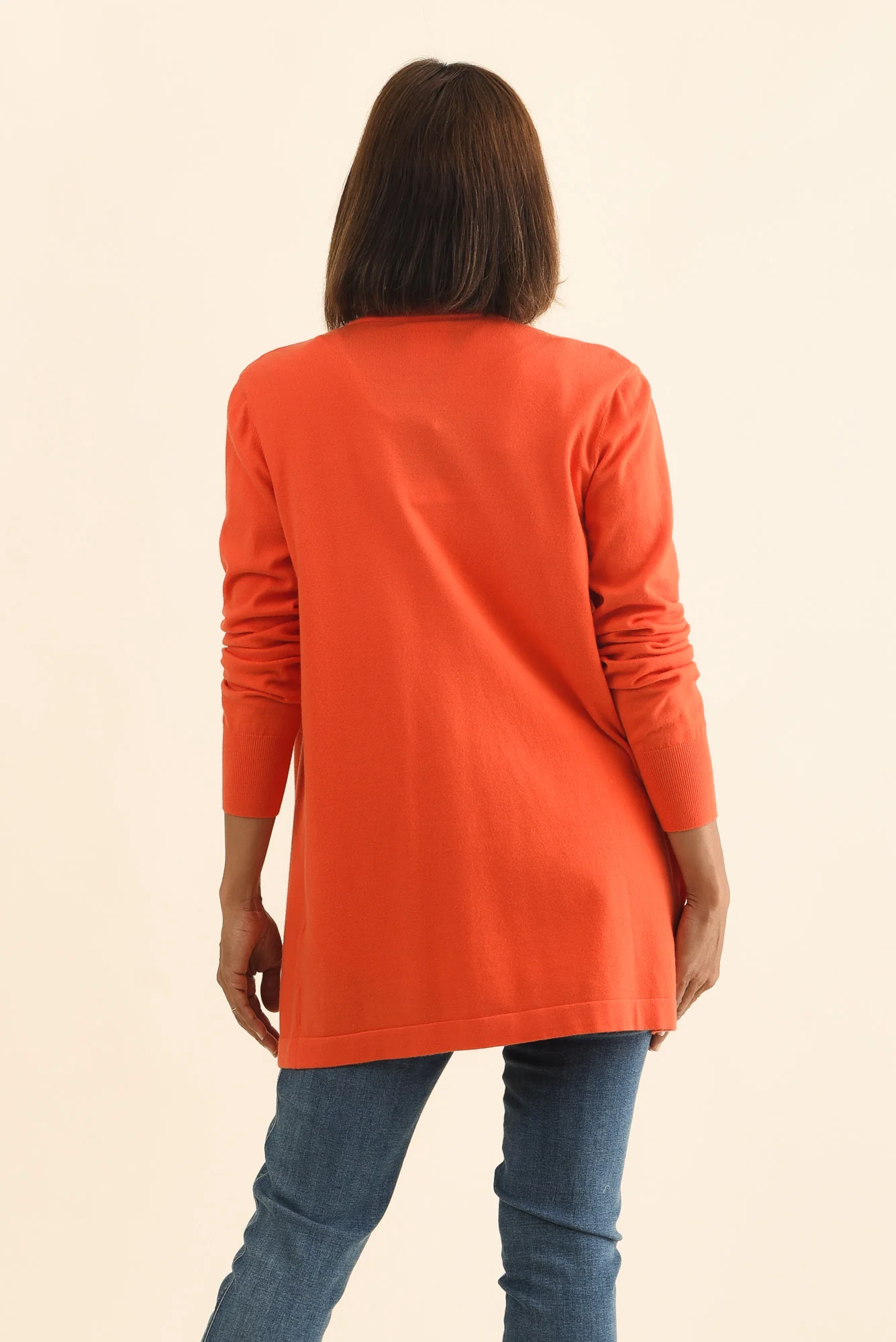 Morocco Orange Knit Cardigan - Image 5