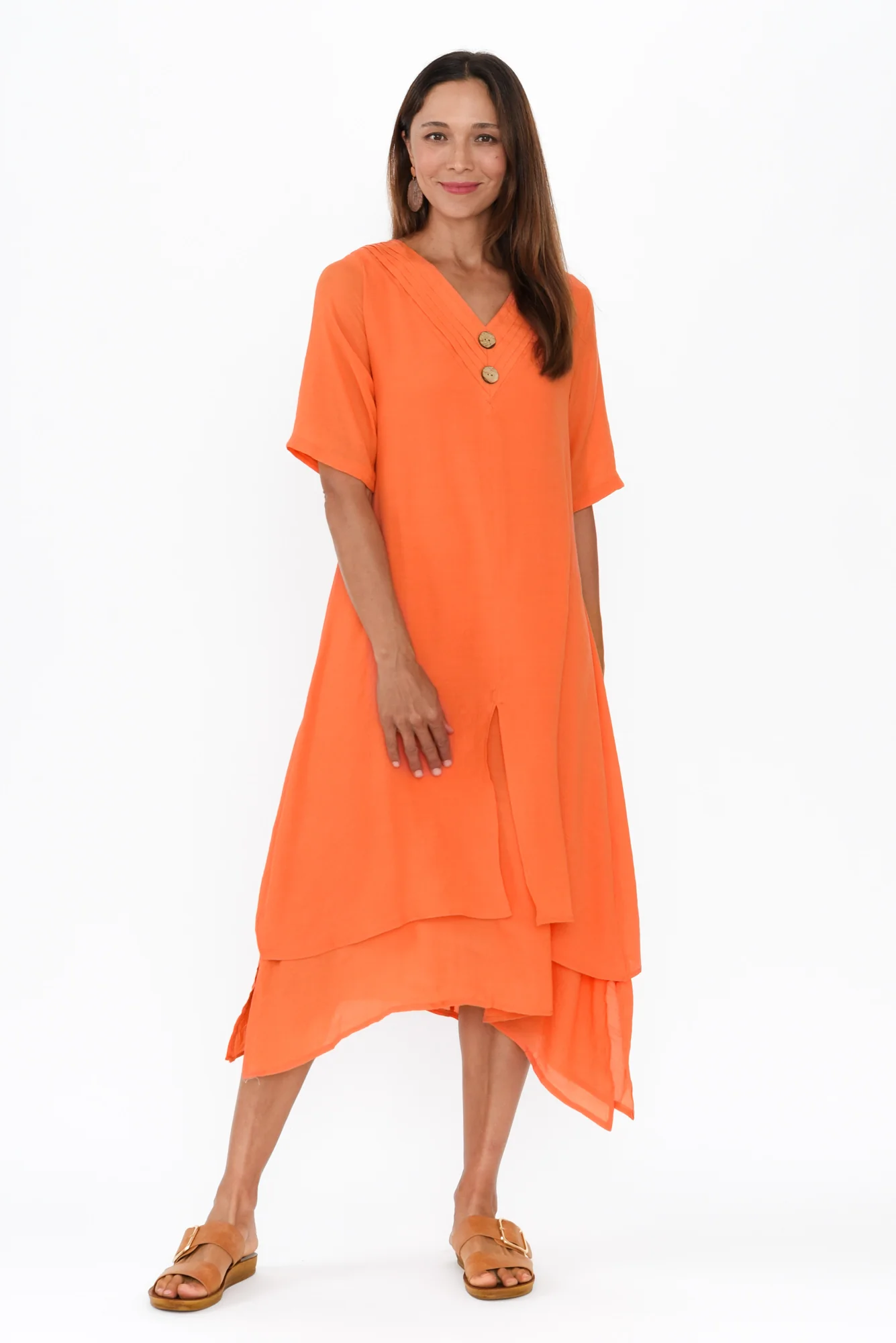 Nala Orange Layers Dress - Image 3