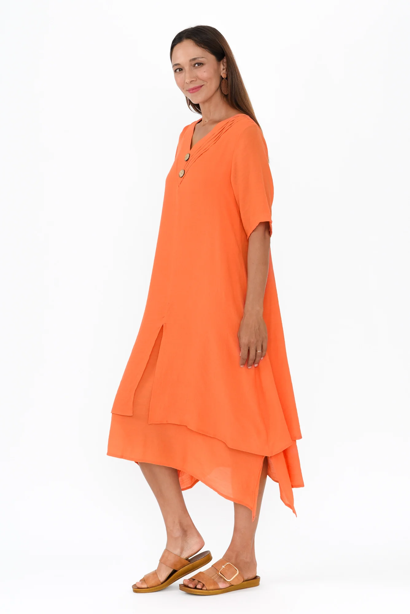 Nala Orange Layers Dress - Image 4