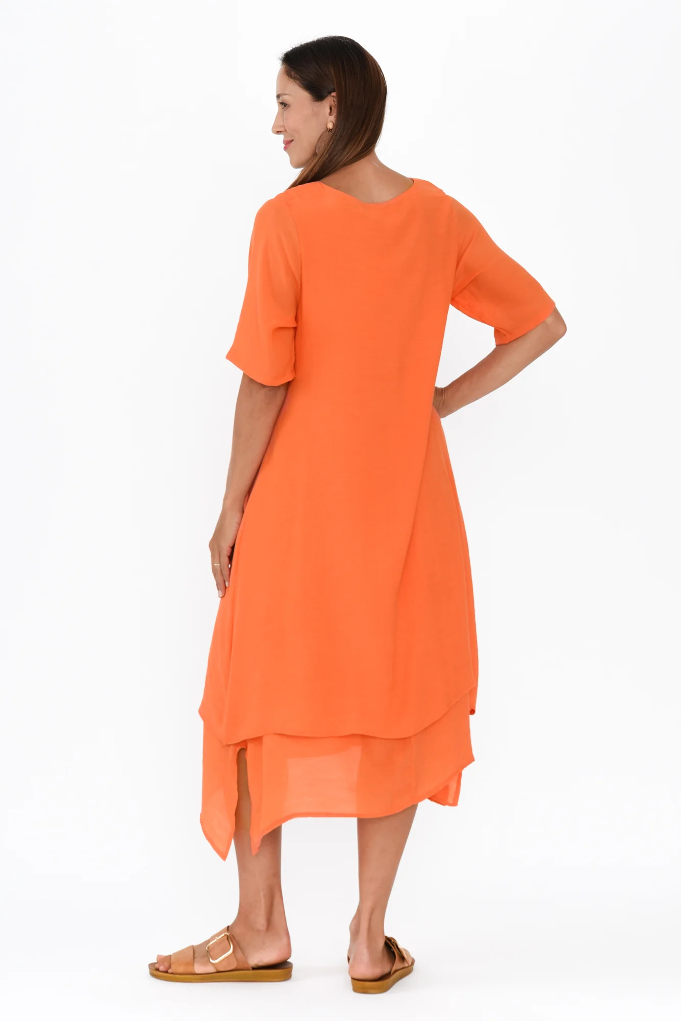Nala Orange Layers Dress - Image 5