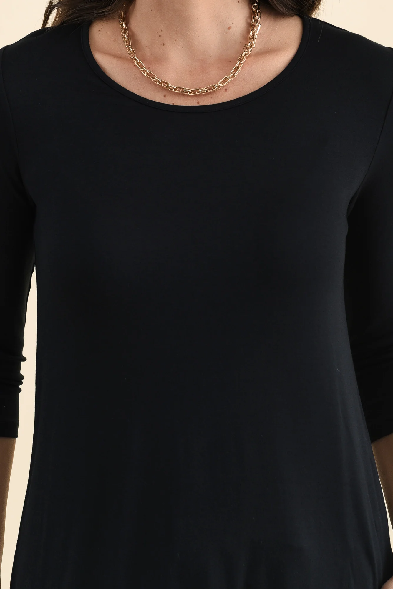 Nicky Black 3/4 Sleeve Top - Image 5