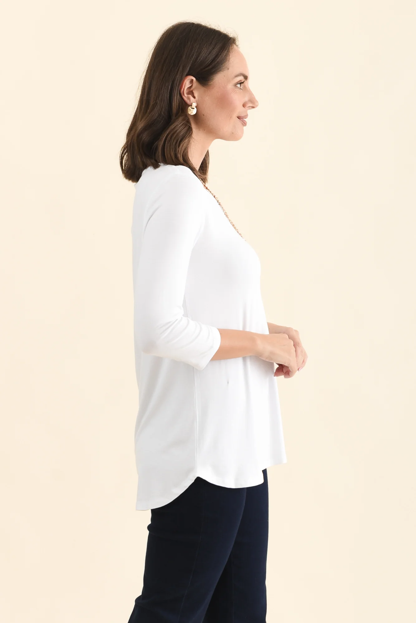 Nicky White 3/4 Sleeve Top - Image 3