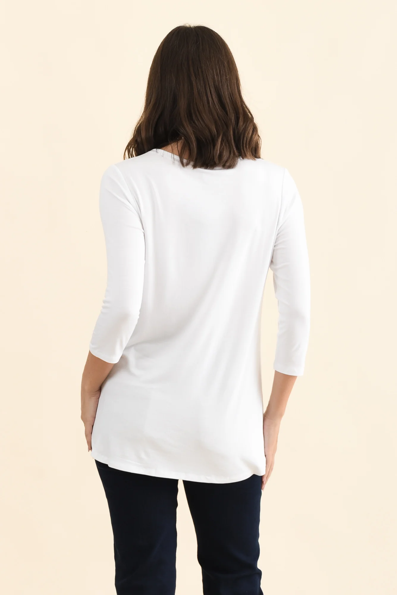 Nicky White 3/4 Sleeve Top - Image 4