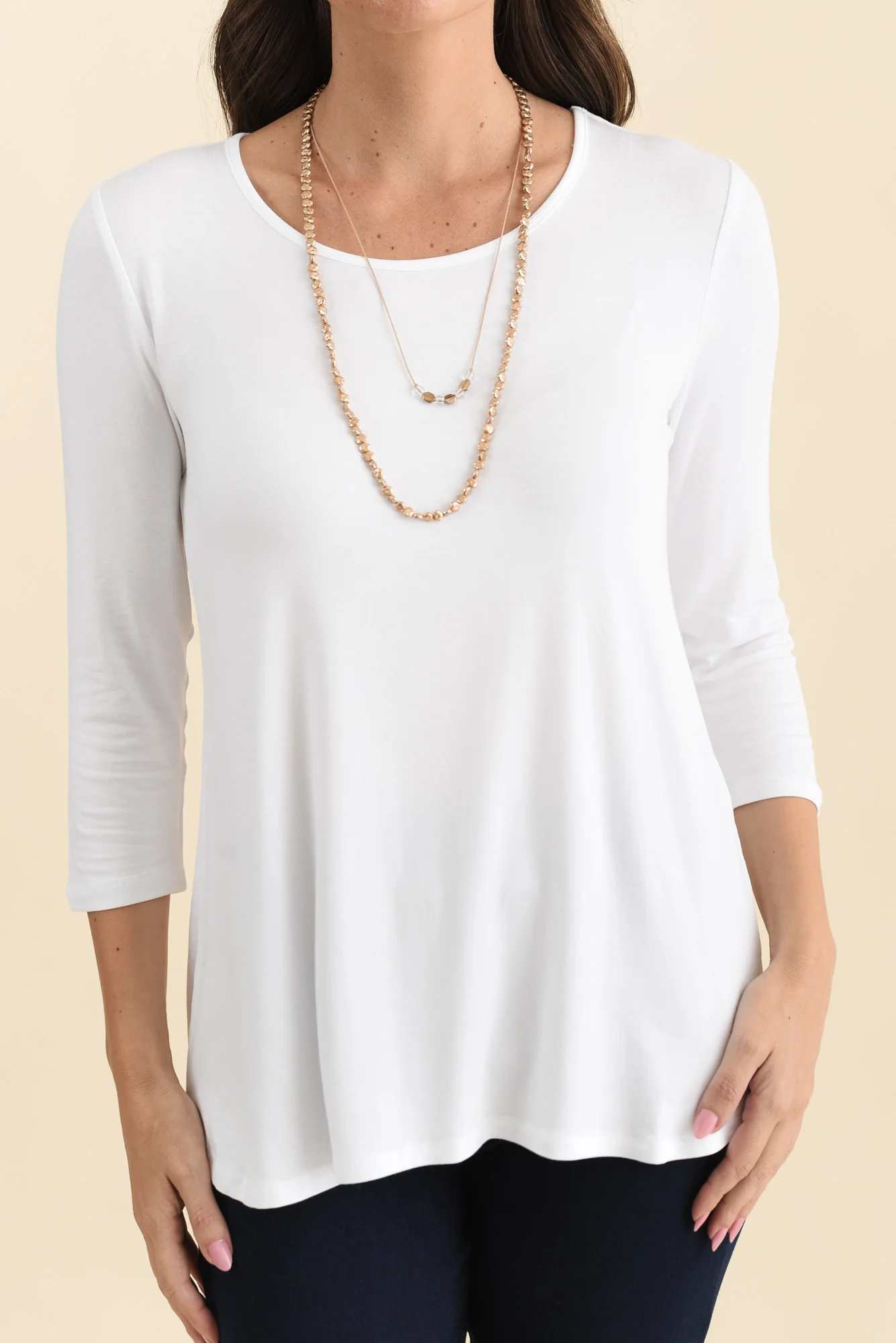 Nicky White 3/4 Sleeve Top - Image 5
