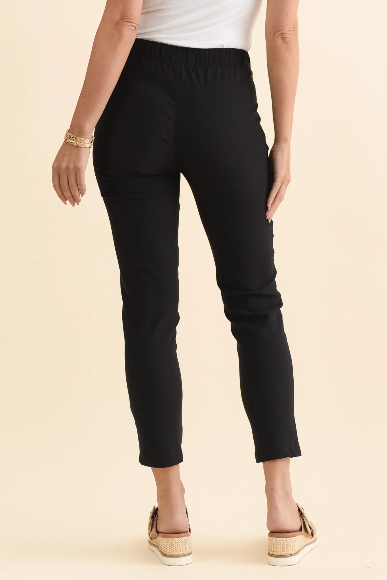 Olympia Black Straight 7/8 Pants - Image 4
