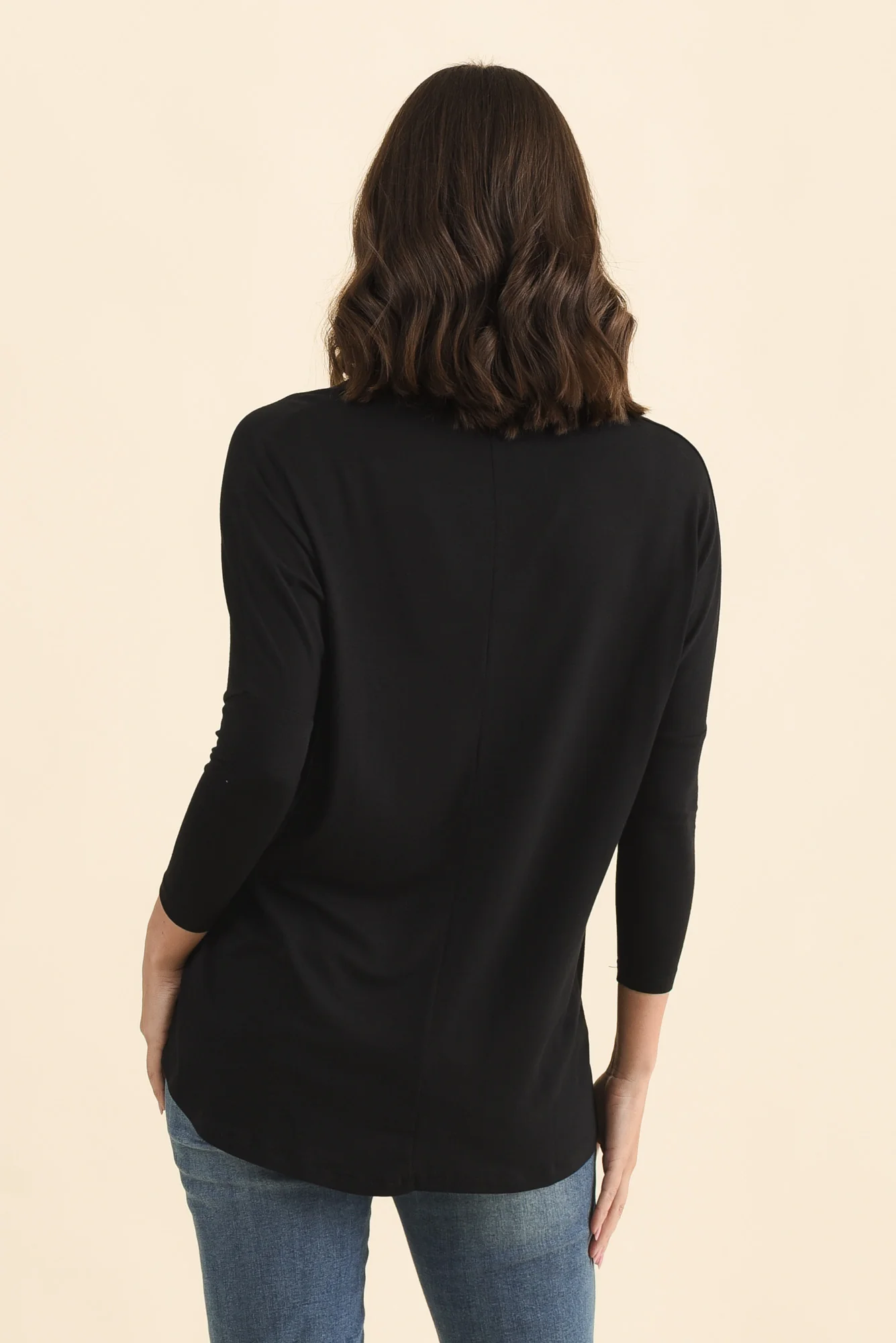 Prado Black Batwing Top - Image 4